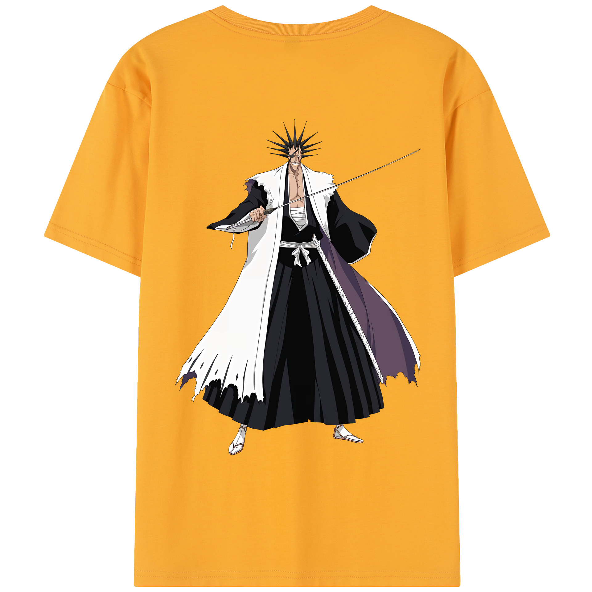 （画像用） ブリーチ ざらき けんぱち BLEACH Zaraki Kenpachi レディース半袖Tシャツ(バックプリント)