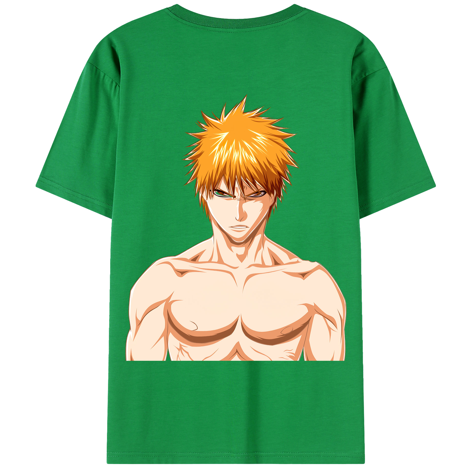 （画像用） ブリーチ 黒崎一護（くろさき いちご）BLEACH Kurosaki Ichigo レディース半袖Tシャツ(バックプリント)