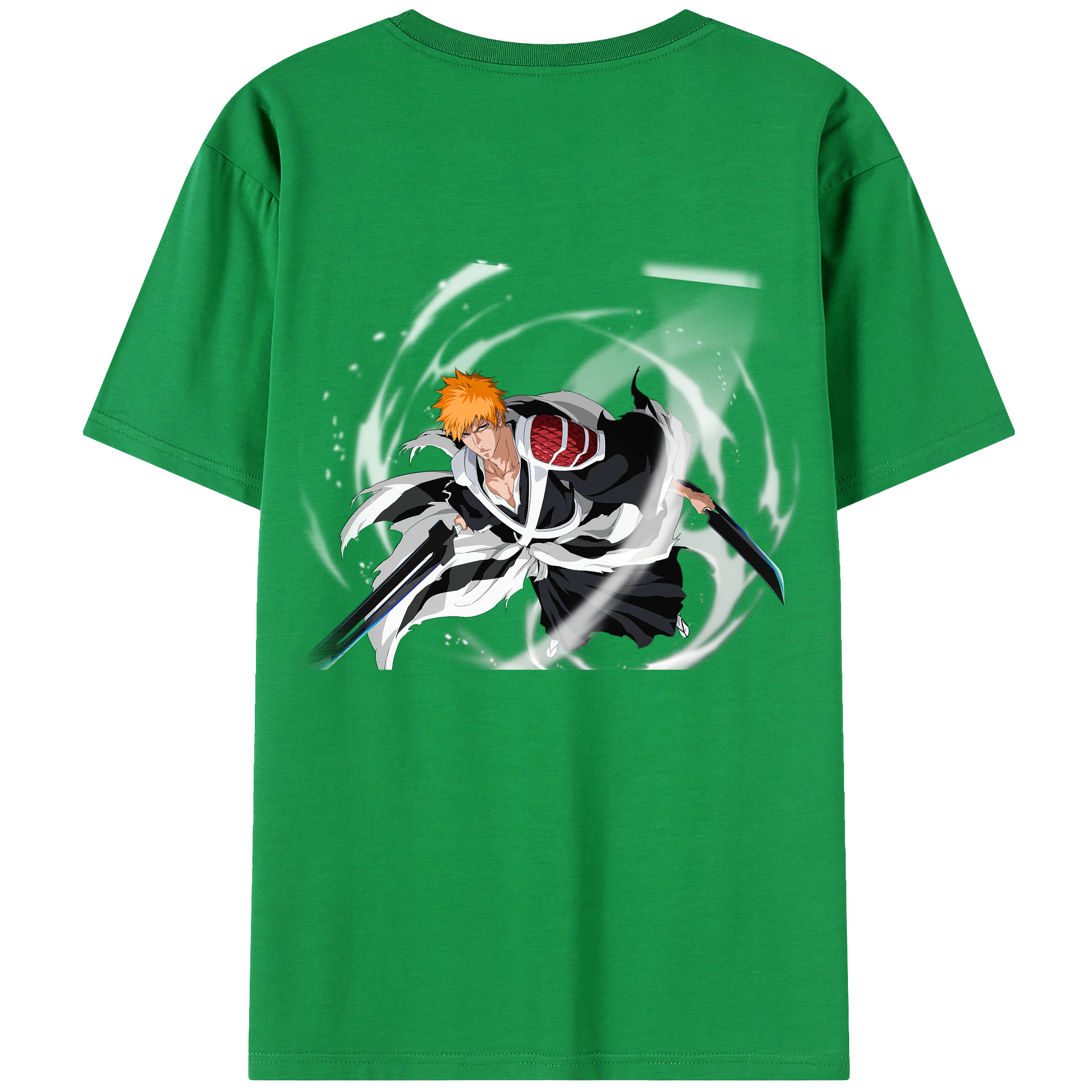 （画像用） ブリーチ 黒崎一護（くろさき いちご）BLEACH Kurosaki Ichigo レディース半袖Tシャツ(バックプリント)