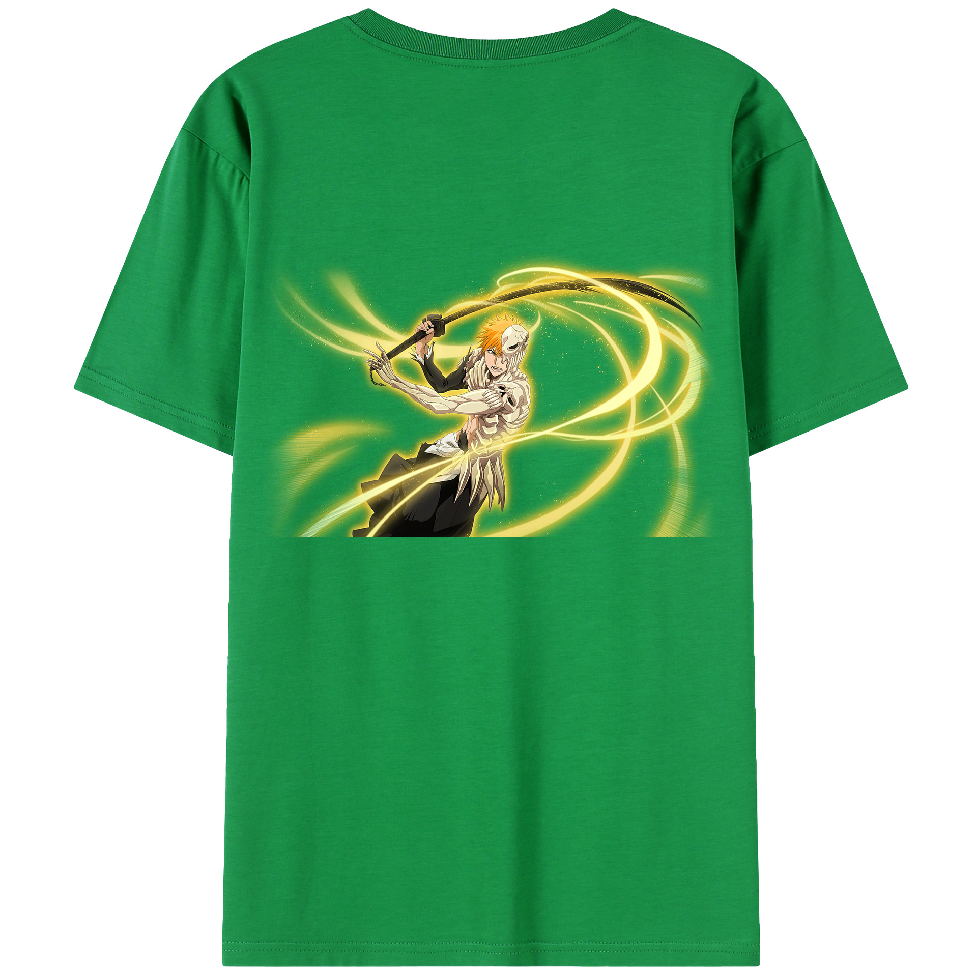 （画像用） ブリーチ 黒崎一護（くろさき いちご）BLEACH Kurosaki Ichigo レディース半袖Tシャツ(バックプリント)