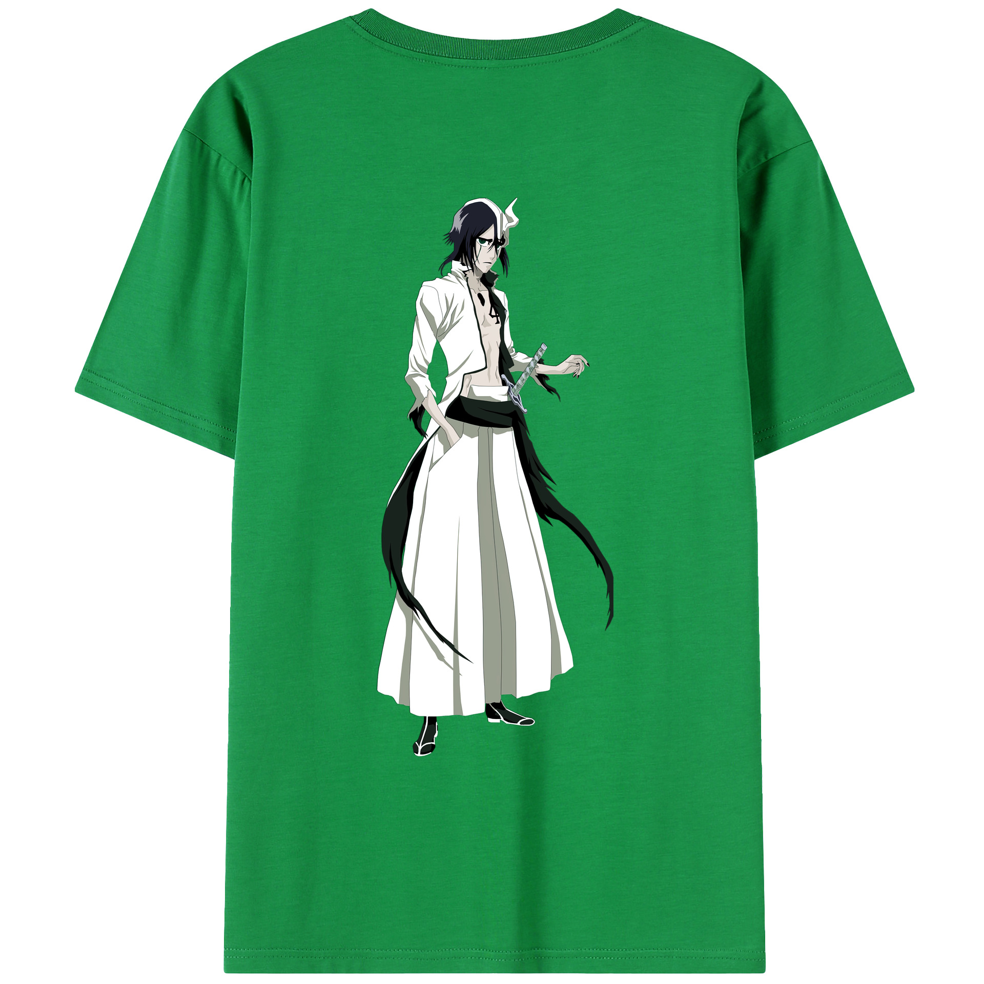 （画像用） ブリーチ ウルキオラ·シファー BLEACH Ulquiorra cifer レディース半袖Tシャツ(バックプリント)