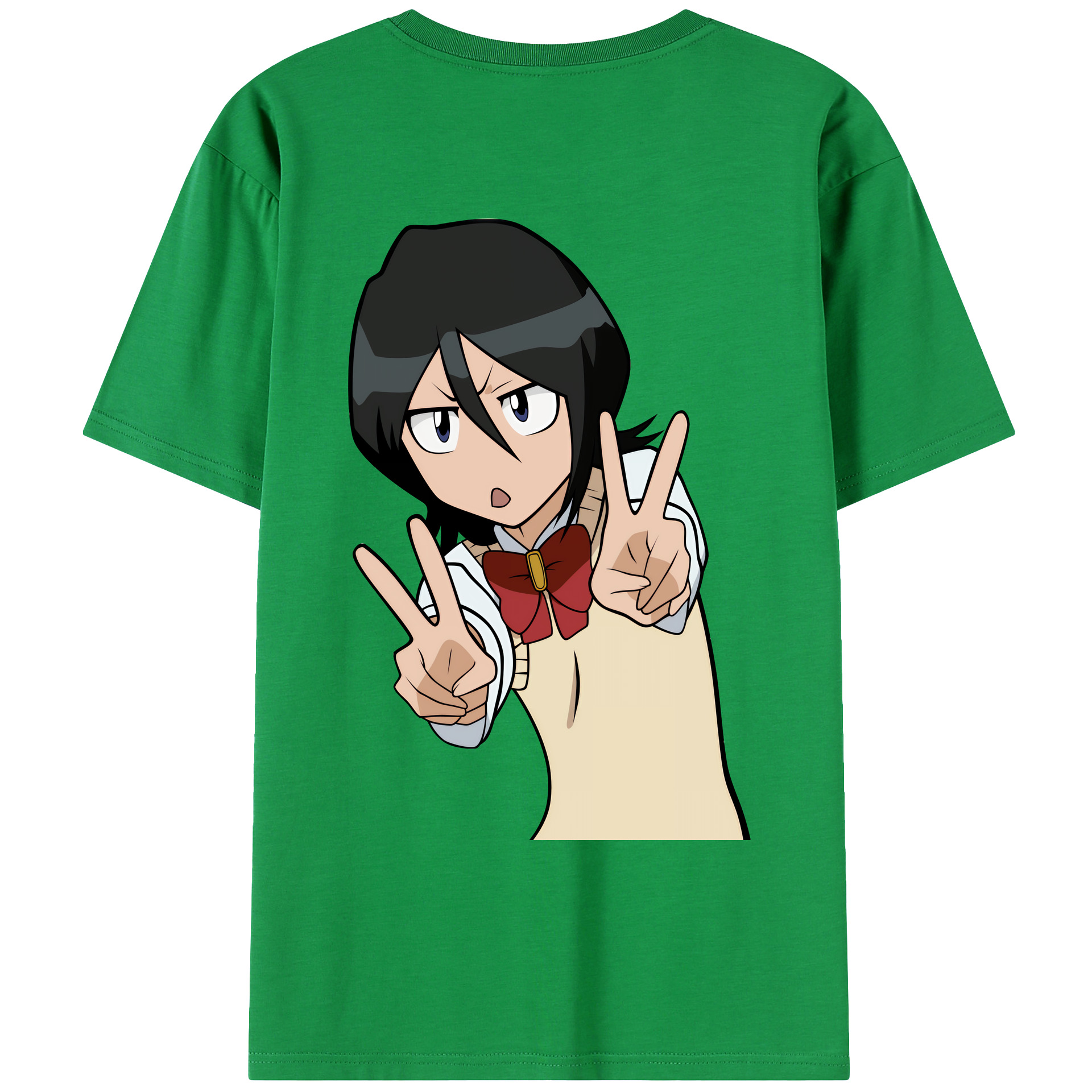 （画像用） ブリーチ 朽木ルキア BLEACH Kuchiki Rukia レディース半袖Tシャツ(バックプリント)
