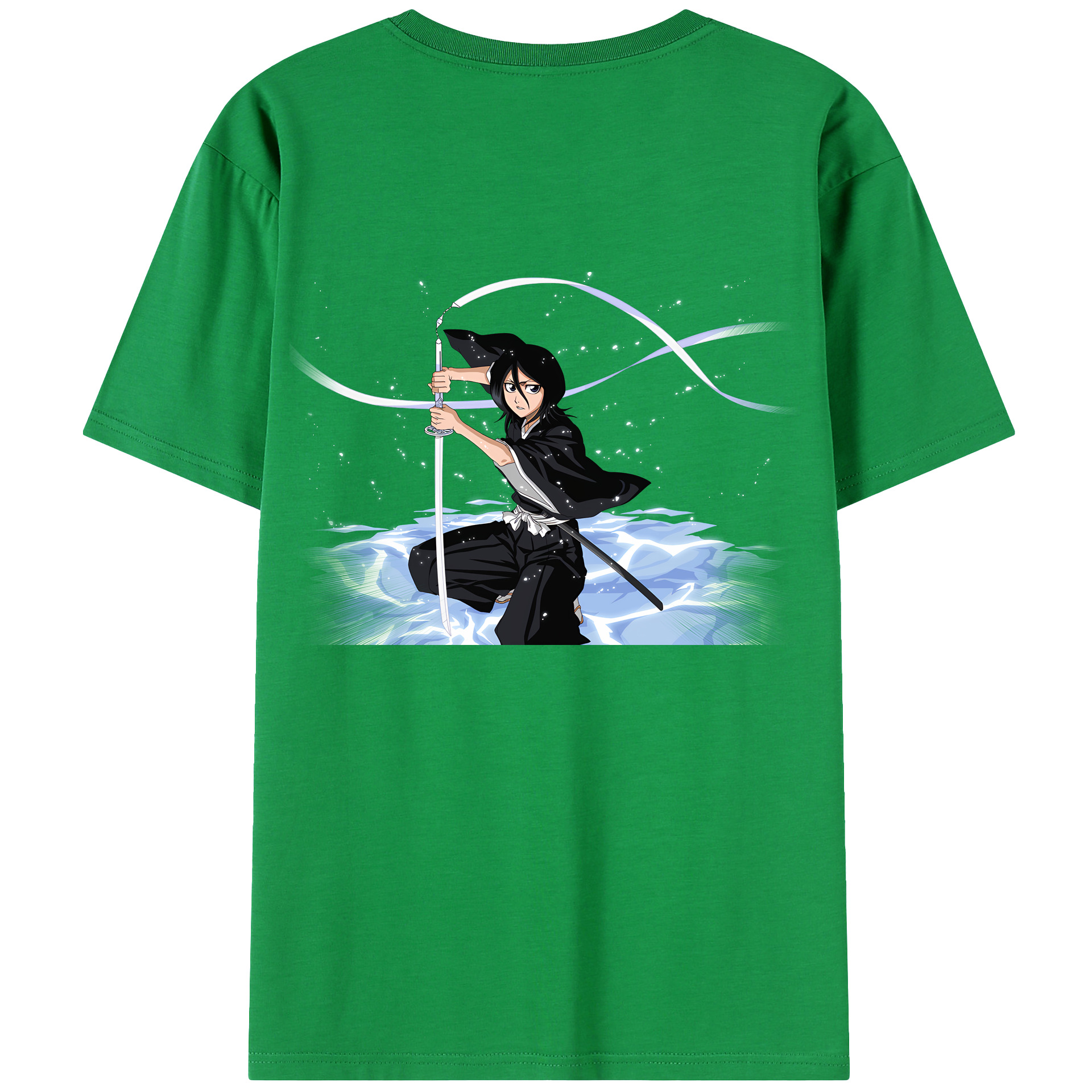 （画像用） ブリーチ 朽木ルキア BLEACH Kuchiki Rukia レディース半袖Tシャツ(バックプリント)