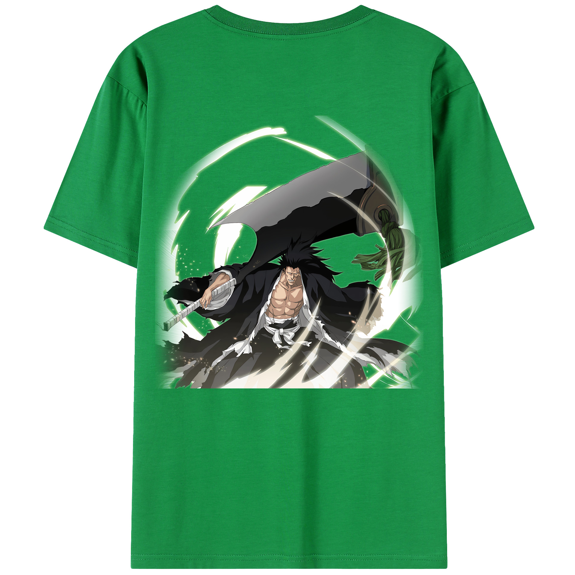 （画像用） ブリーチ ざらき けんぱち BLEACH Zaraki Kenpachi レディース半袖Tシャツ(バックプリント)