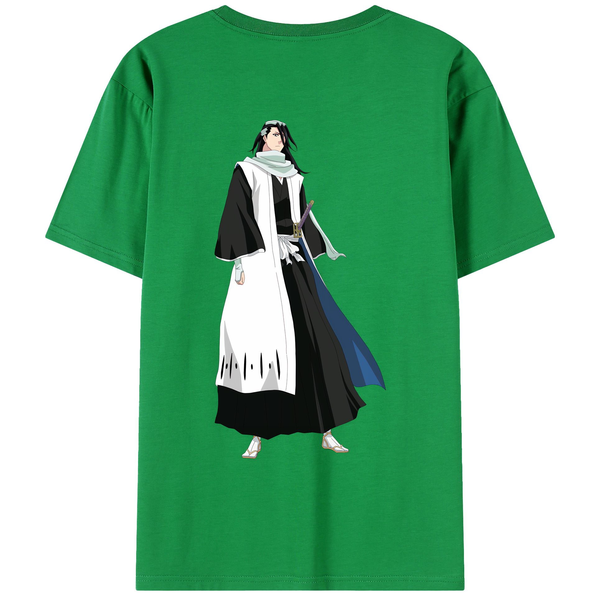 （画像用） ブリーチ くちき びゃくや BLEACH Kuchiki Byakuya レディース半袖Tシャツ(バックプリント)