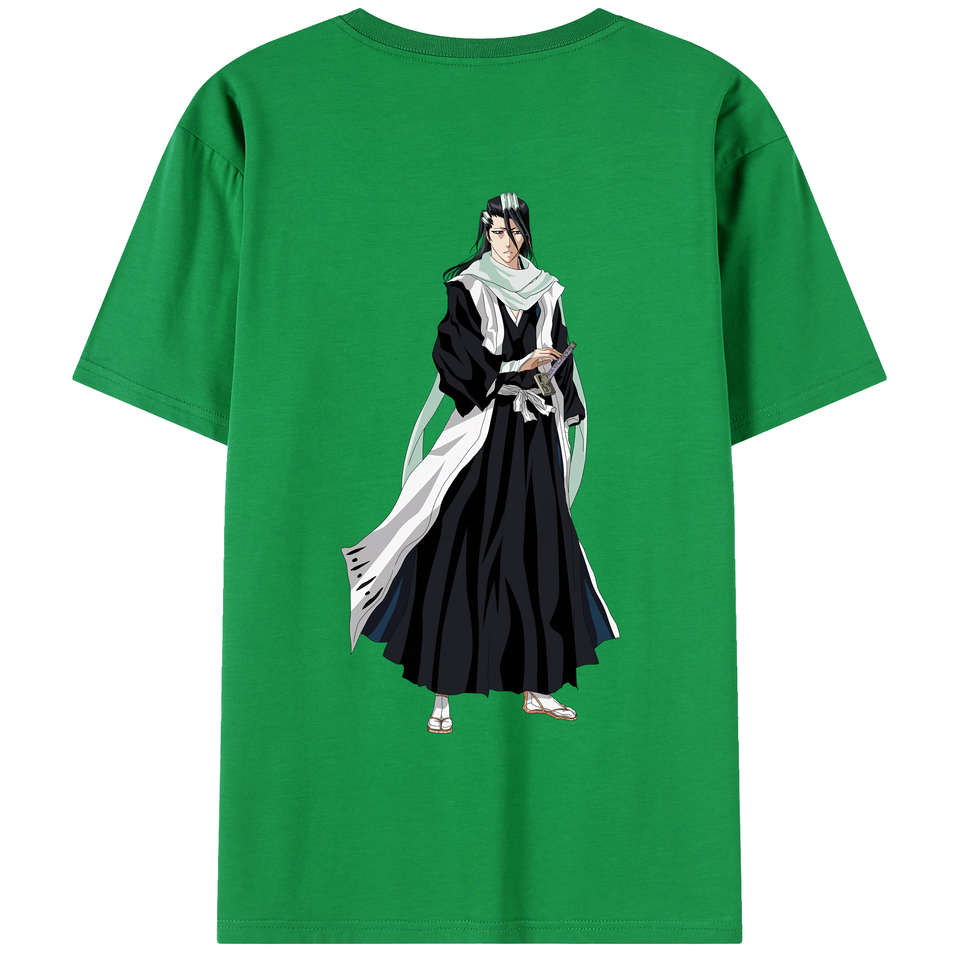 （画像用） ブリーチ くちき びゃくや BLEACH Kuchiki Byakuya レディース半袖Tシャツ(バックプリント)