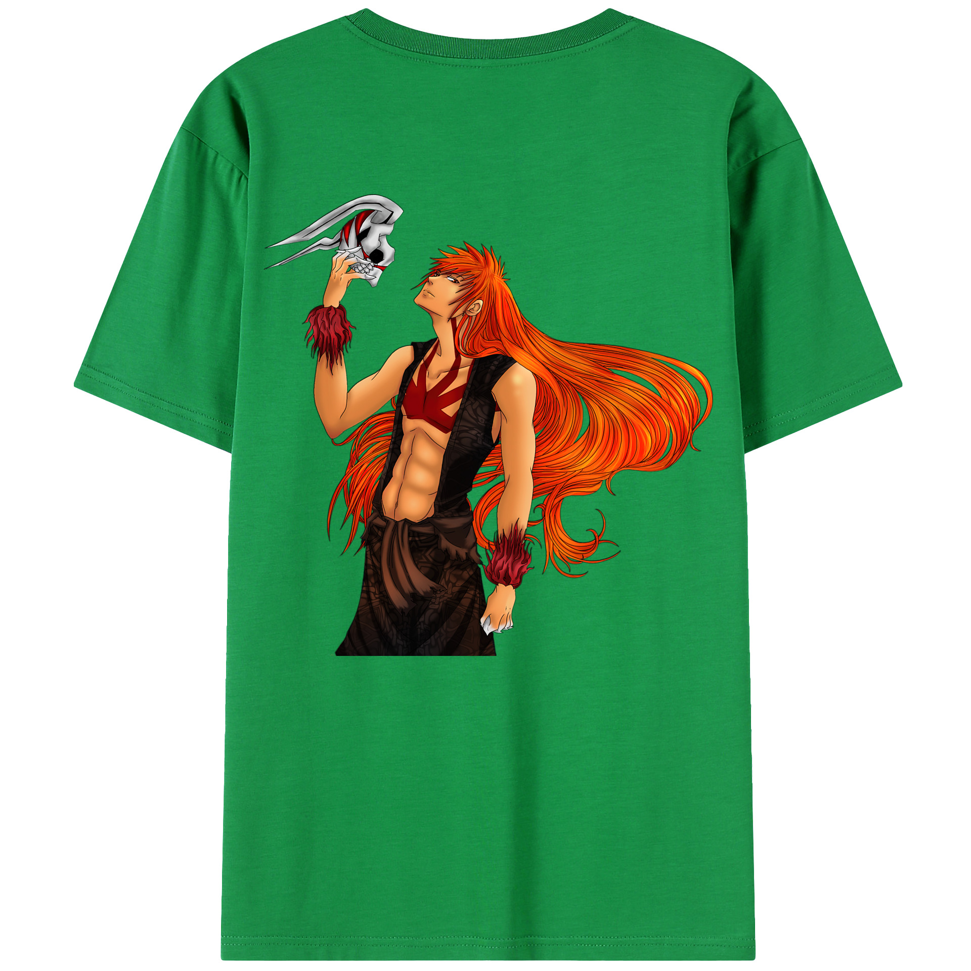 （画像用） ブリーチ 黒崎一護（くろさき いちご）BLEACH Kurosaki Ichigo レディース半袖Tシャツ(バックプリント)
