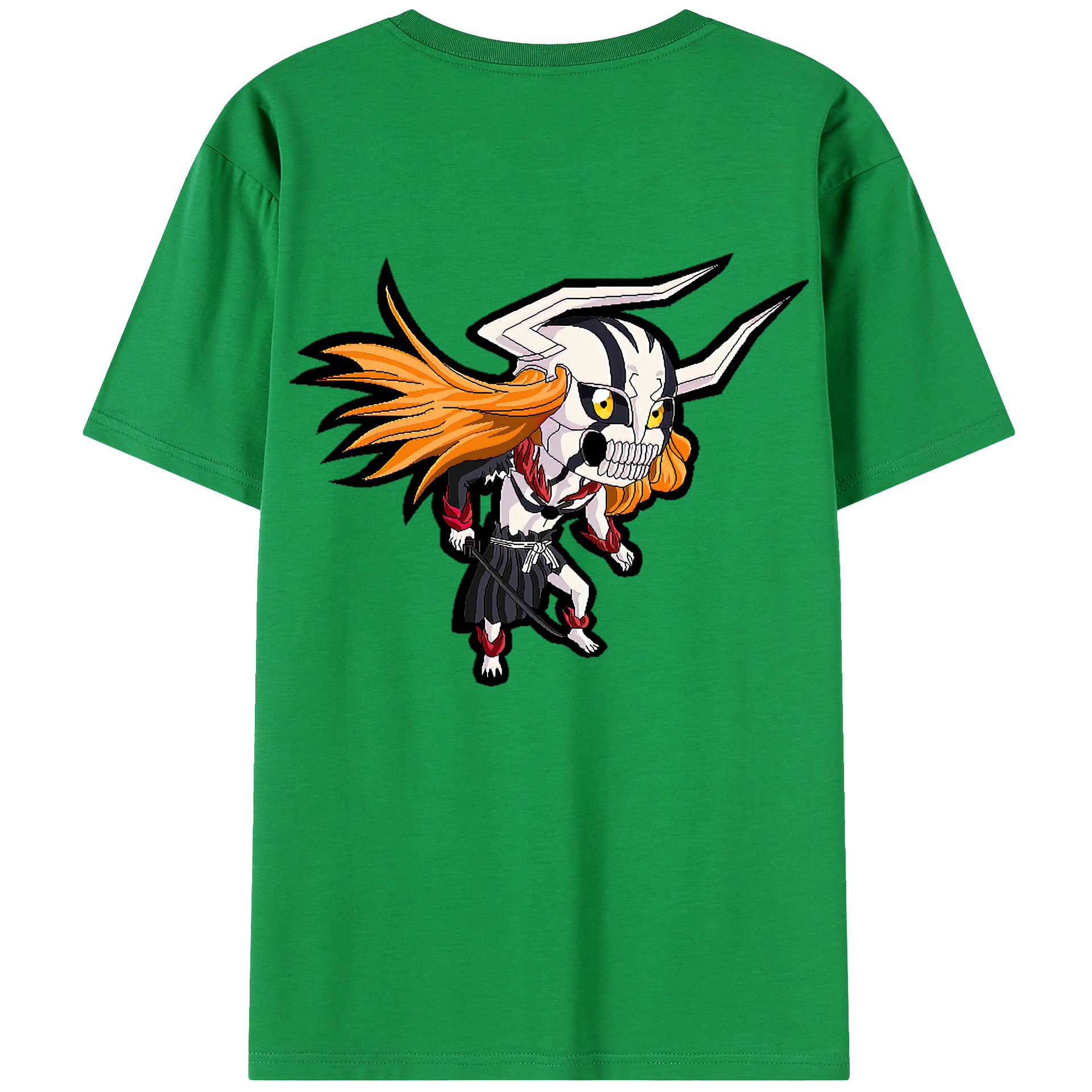（画像用） ブリーチ 黒崎一護（くろさき いちご）BLEACH Kurosaki Ichigo レディース半袖Tシャツ(バックプリント)
