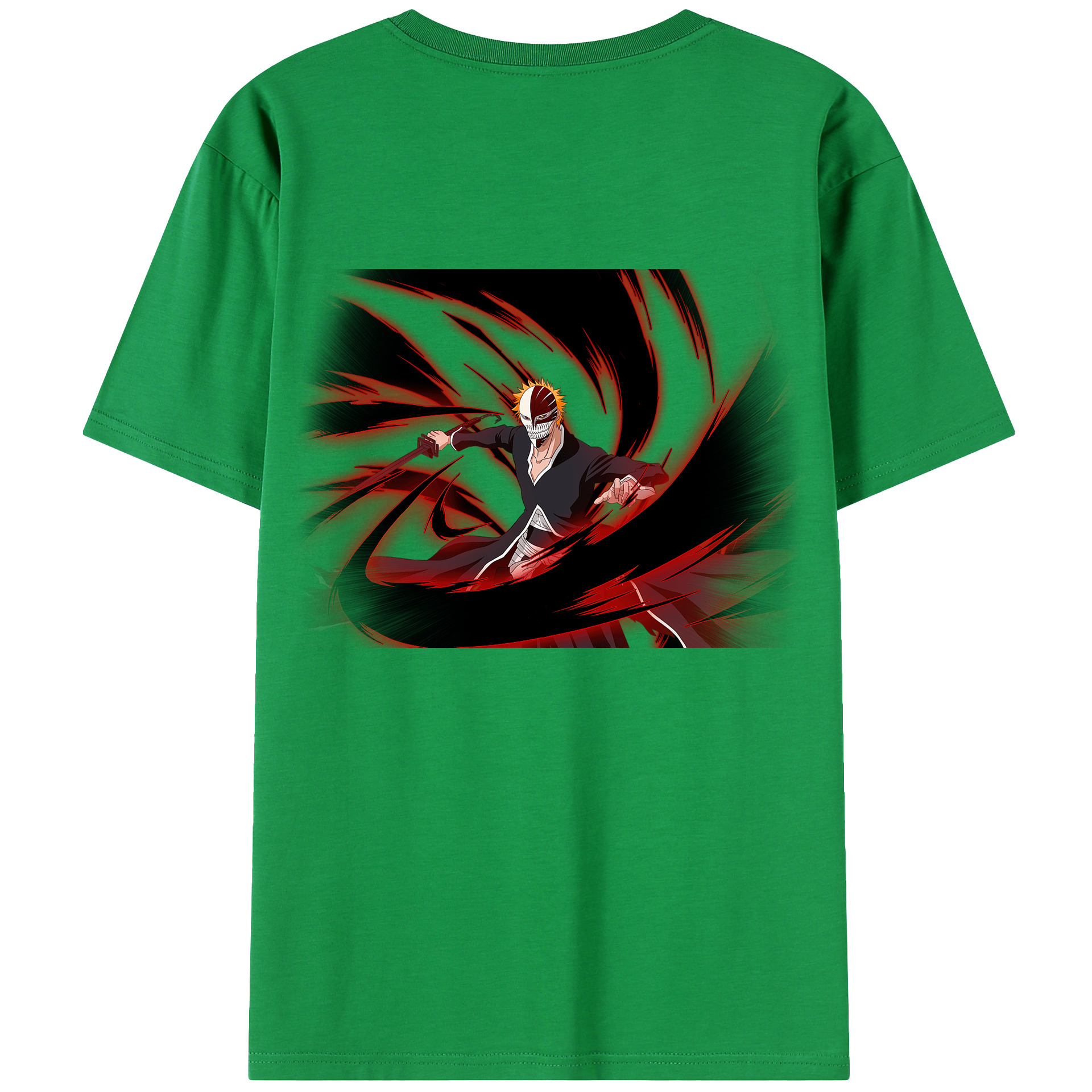 （画像用） ブリーチ 黒崎一護（くろさき いちご）BLEACH Kurosaki Ichigo レディース半袖Tシャツ(バックプリント)