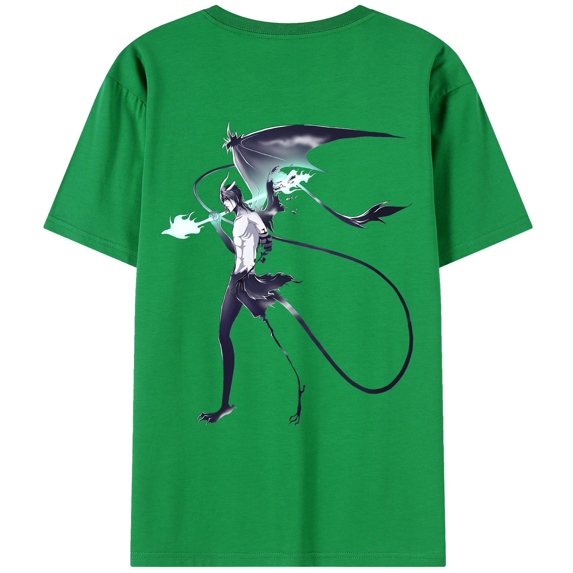 （画像用） ブリーチ ウルキオラ·シファー BLEACH Ulquiorra cifer レディース半袖Tシャツ(バックプリント)