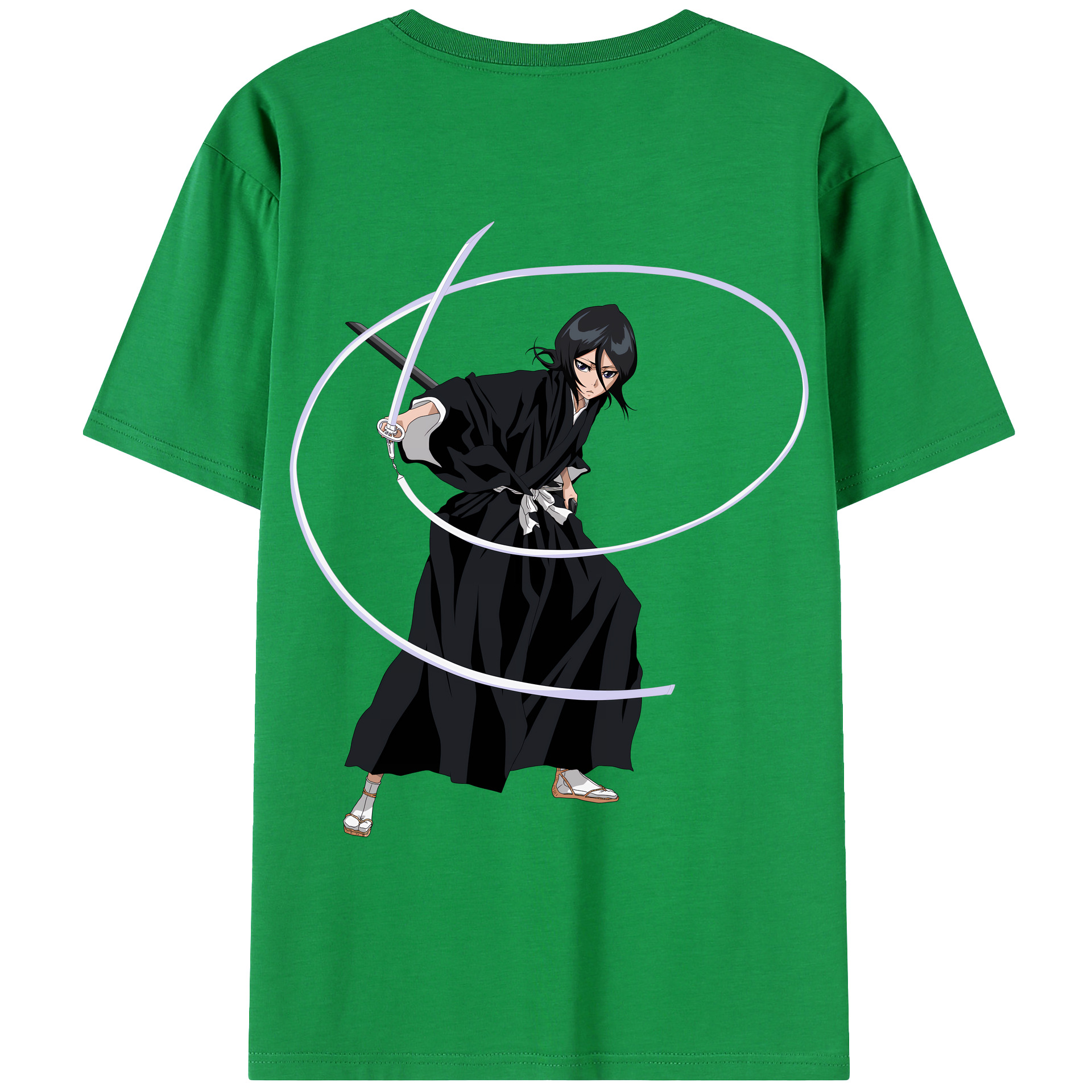 （画像用） ブリーチ 朽木ルキア BLEACH Kuchiki Rukia レディース半袖Tシャツ(バックプリント)