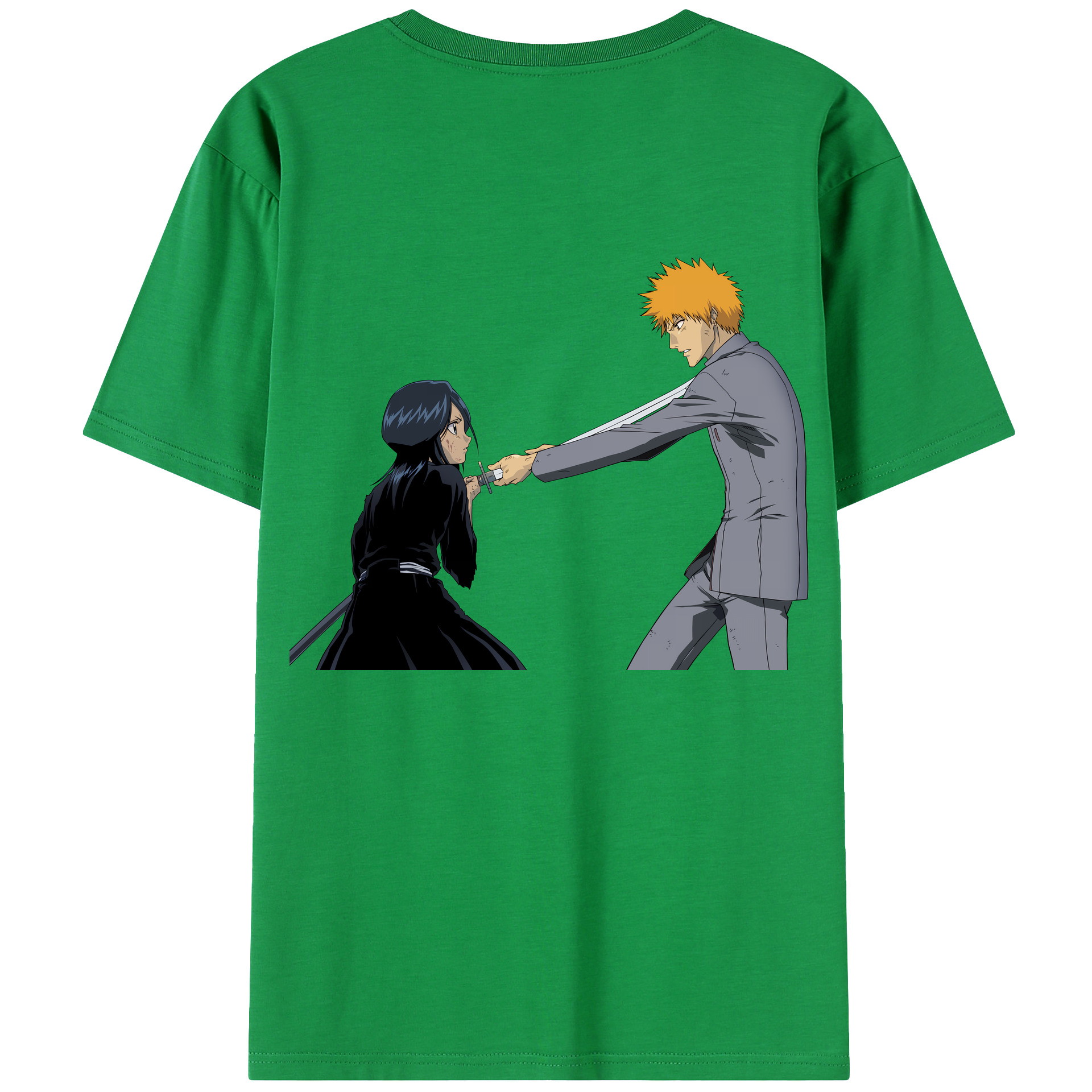 （画像用） ブリーチ 朽木ルキア BLEACH Kuchiki Rukia レディース半袖Tシャツ(バックプリント)