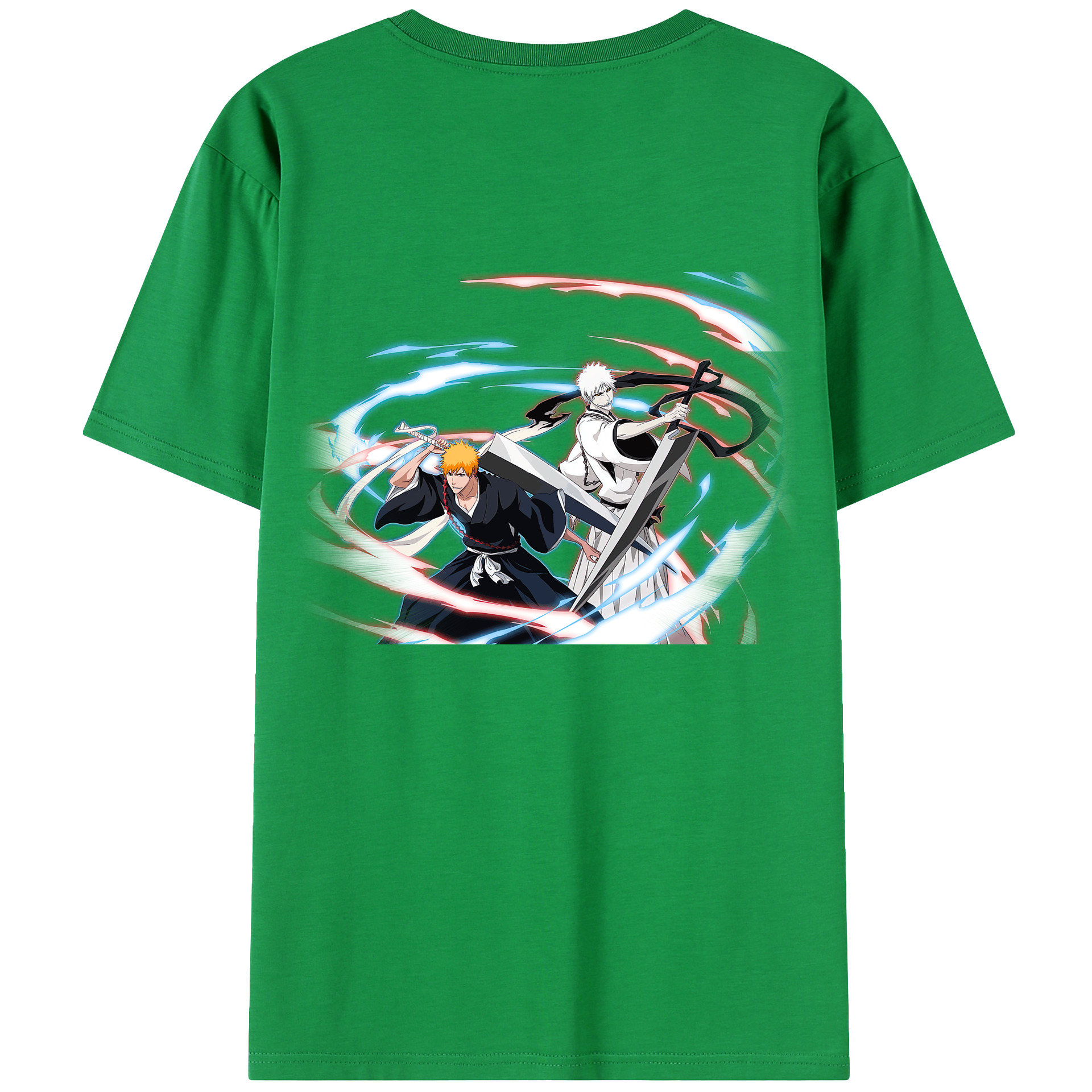 （画像用） ブリーチ 黒崎一護（くろさき いちご）BLEACH Kurosaki Ichigo レディース半袖Tシャツ(バックプリント)