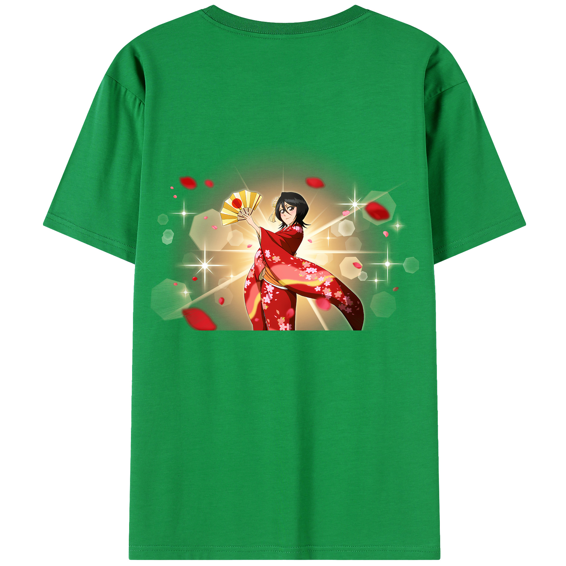 （画像用） ブリーチ 朽木ルキア BLEACH Kuchiki Rukia レディース半袖Tシャツ(バックプリント)