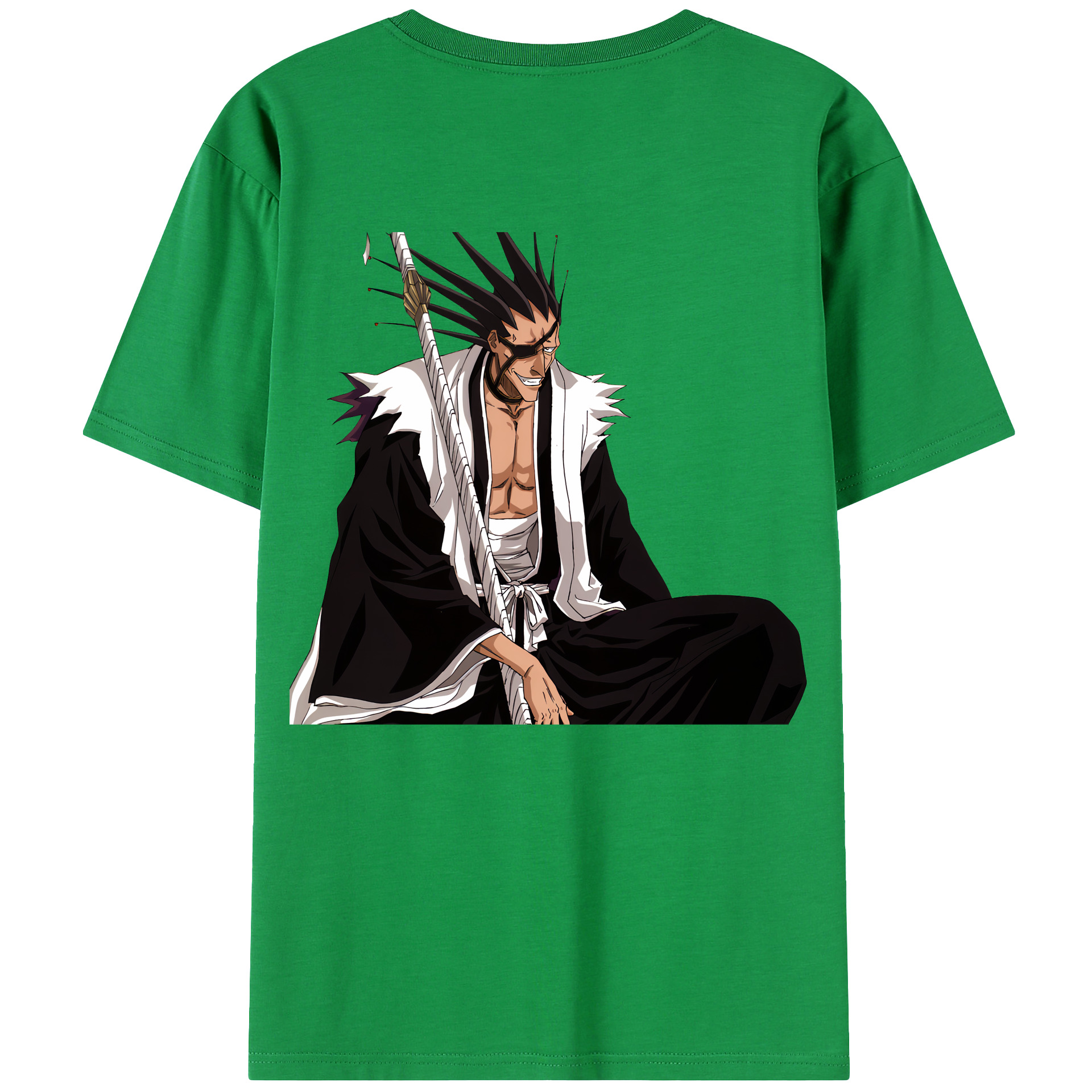 （画像用） ブリーチ ざらき けんぱち BLEACH Zaraki Kenpachi レディース半袖Tシャツ(バックプリント)