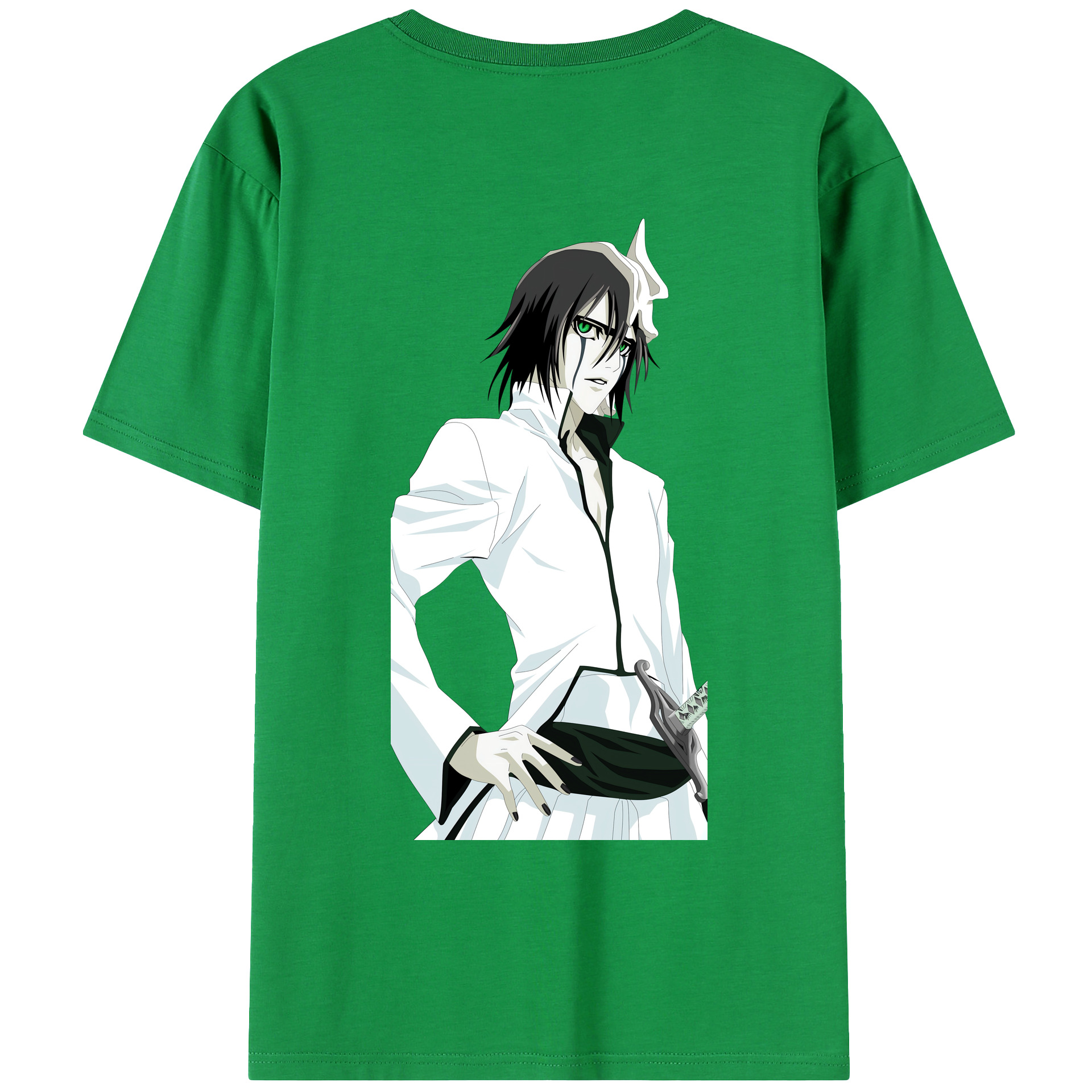 （画像用） ブリーチ ウルキオラ·シファー BLEACH Ulquiorra cifer レディース半袖Tシャツ(バックプリント)