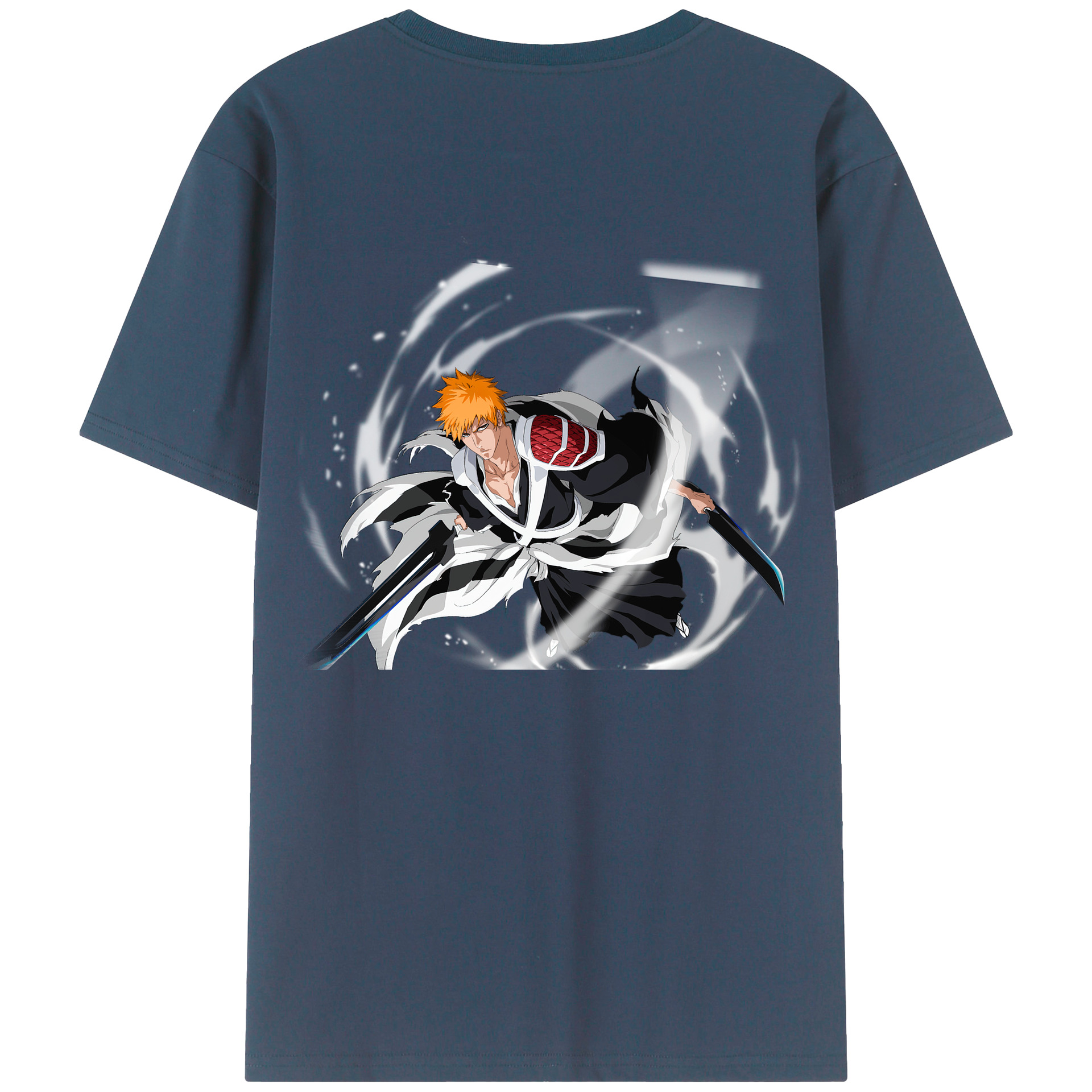 （画像用） ブリーチ 黒崎一護（くろさき いちご）BLEACH Kurosaki Ichigo レディース半袖Tシャツ(バックプリント)