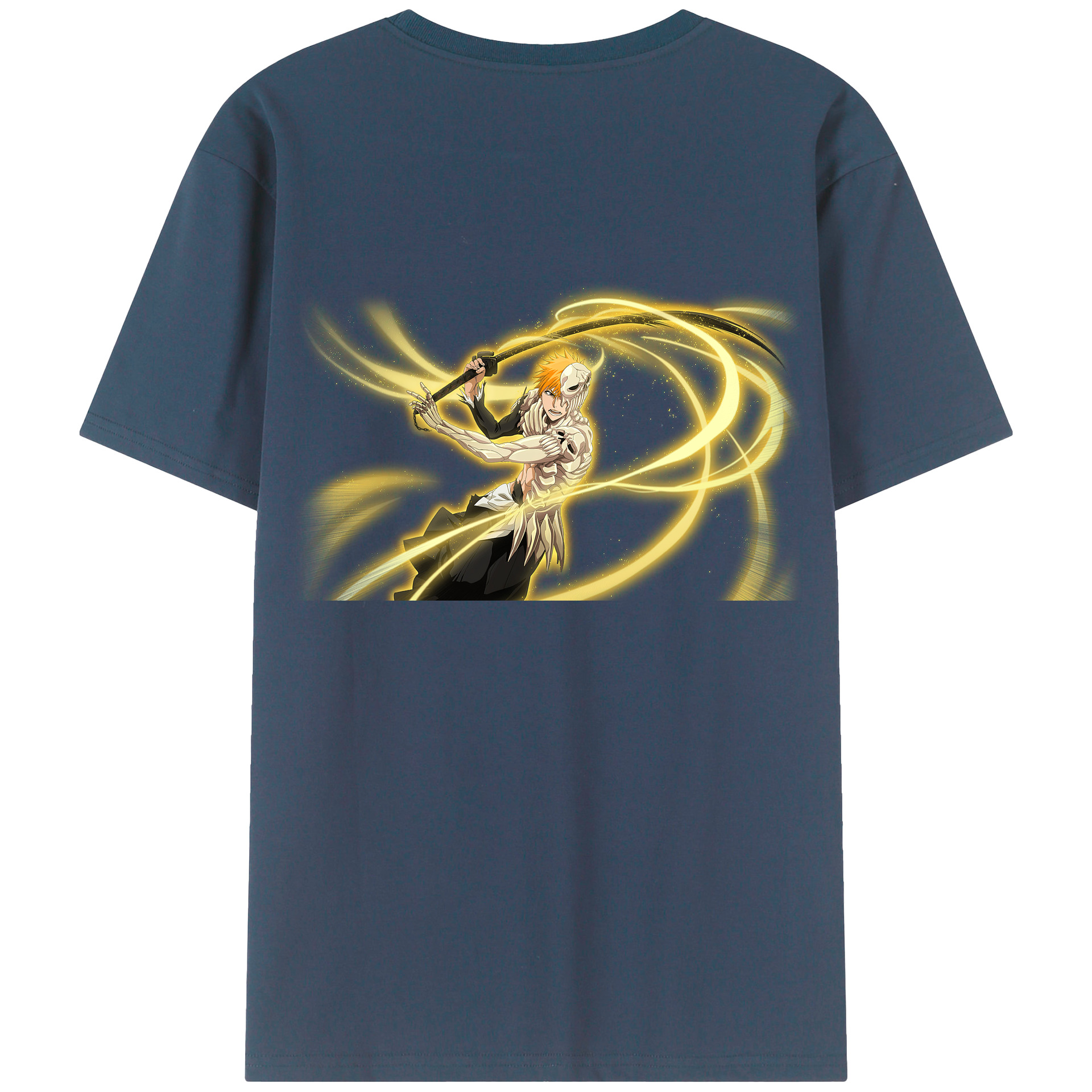 （画像用） ブリーチ 黒崎一護（くろさき いちご）BLEACH Kurosaki Ichigo レディース半袖Tシャツ(バックプリント)