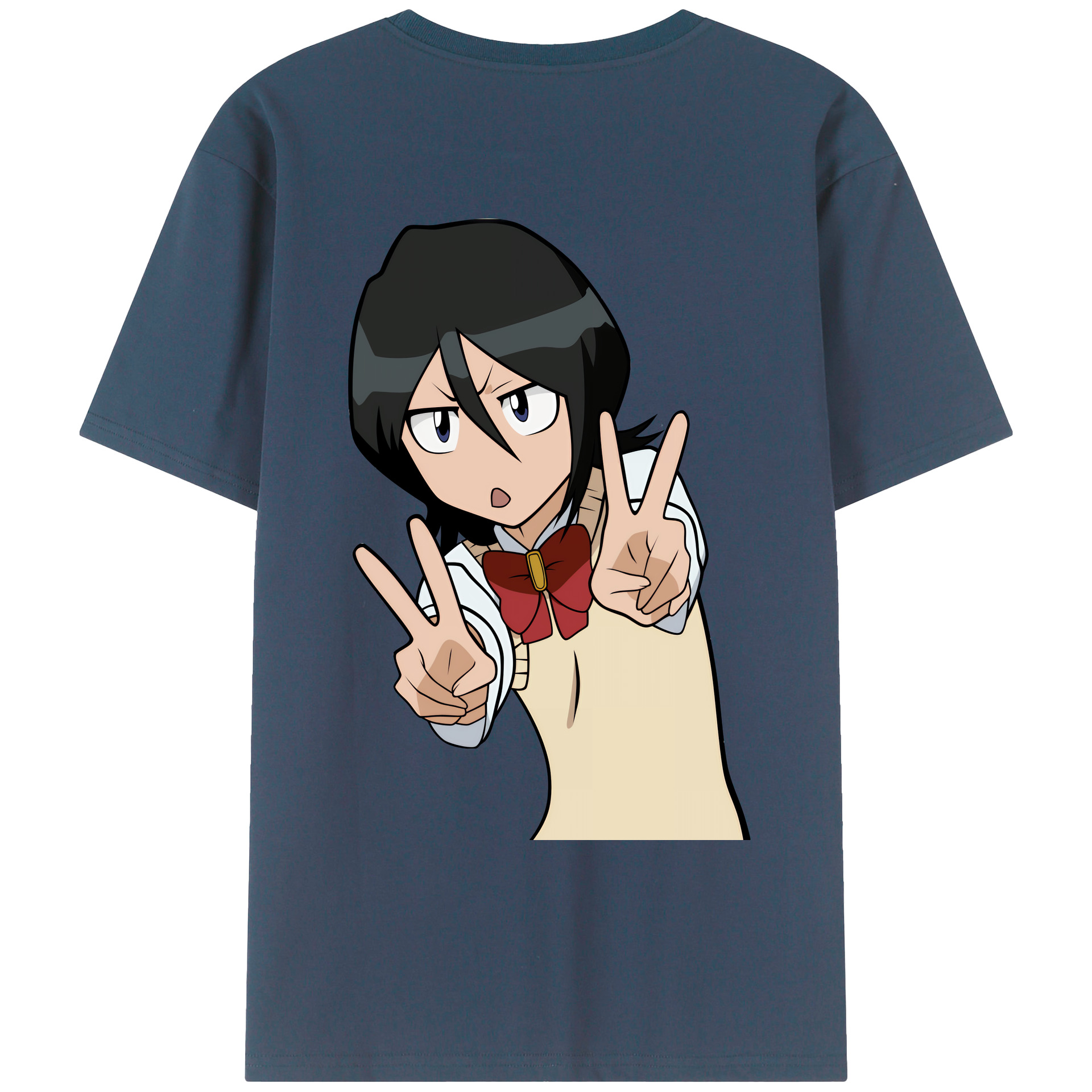 （画像用） ブリーチ 朽木ルキア BLEACH Kuchiki Rukia レディース半袖Tシャツ(バックプリント)