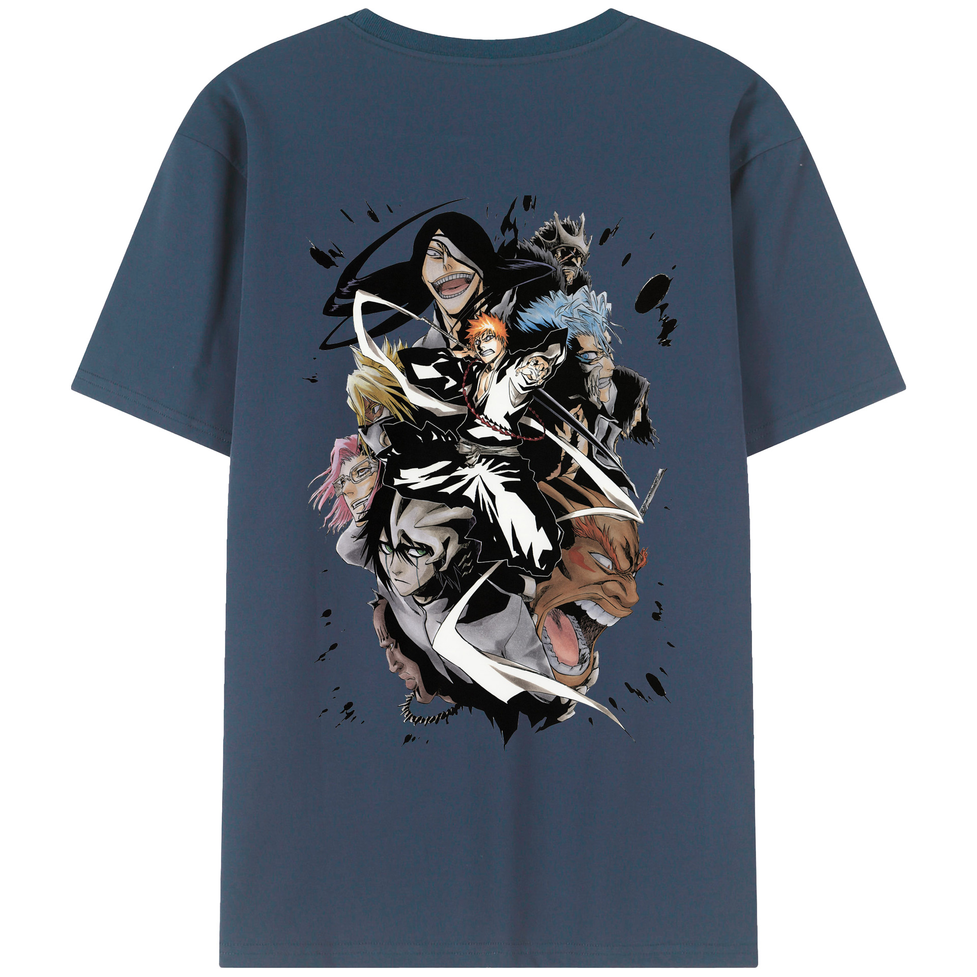 （画像用） ブリーチ 黒崎一護（くろさき いちご）BLEACH Kurosaki Ichigo レディース半袖Tシャツ(バックプリント)