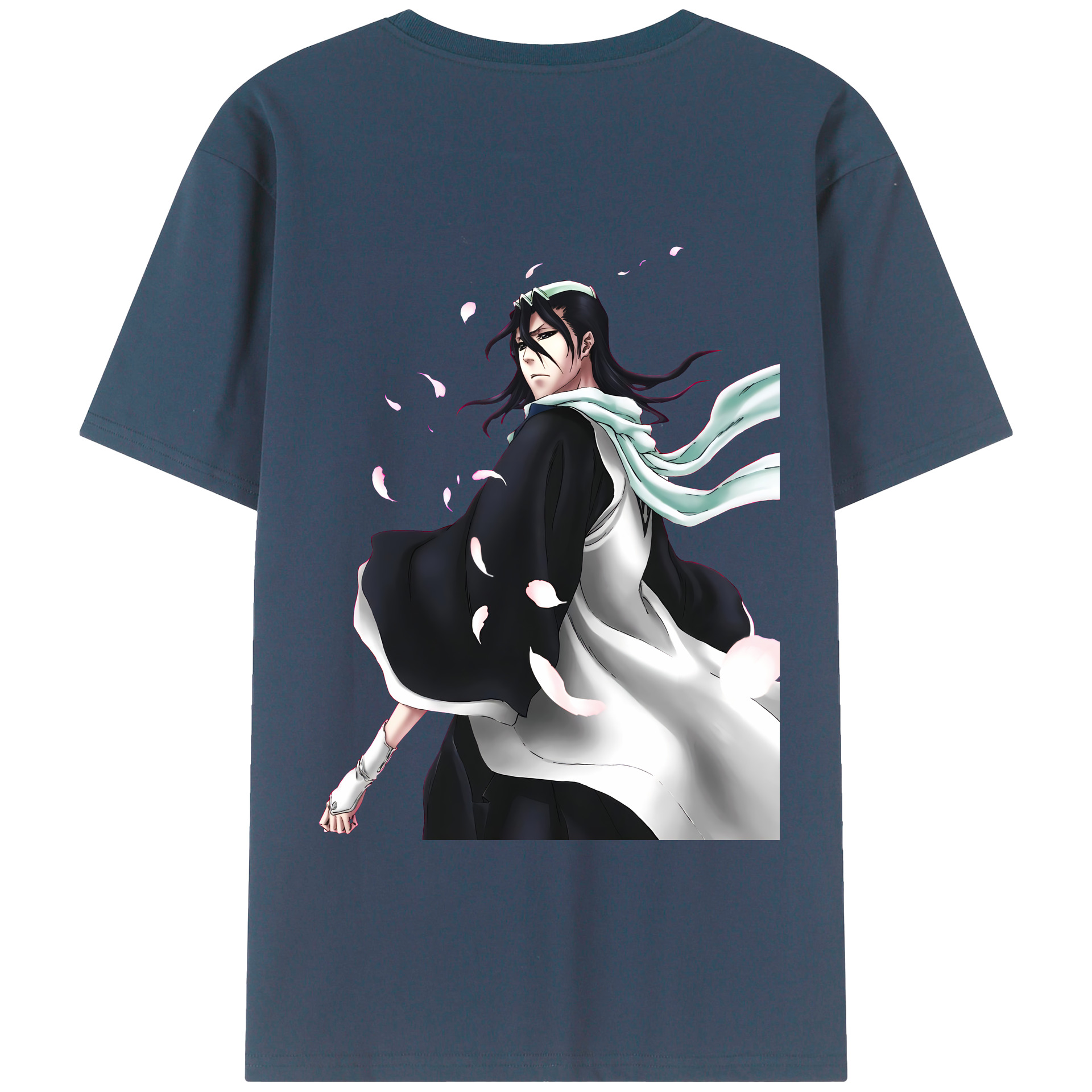 （画像用） ブリーチ くちき びゃくや BLEACH Kuchiki Byakuya レディース半袖Tシャツ(バックプリント)
