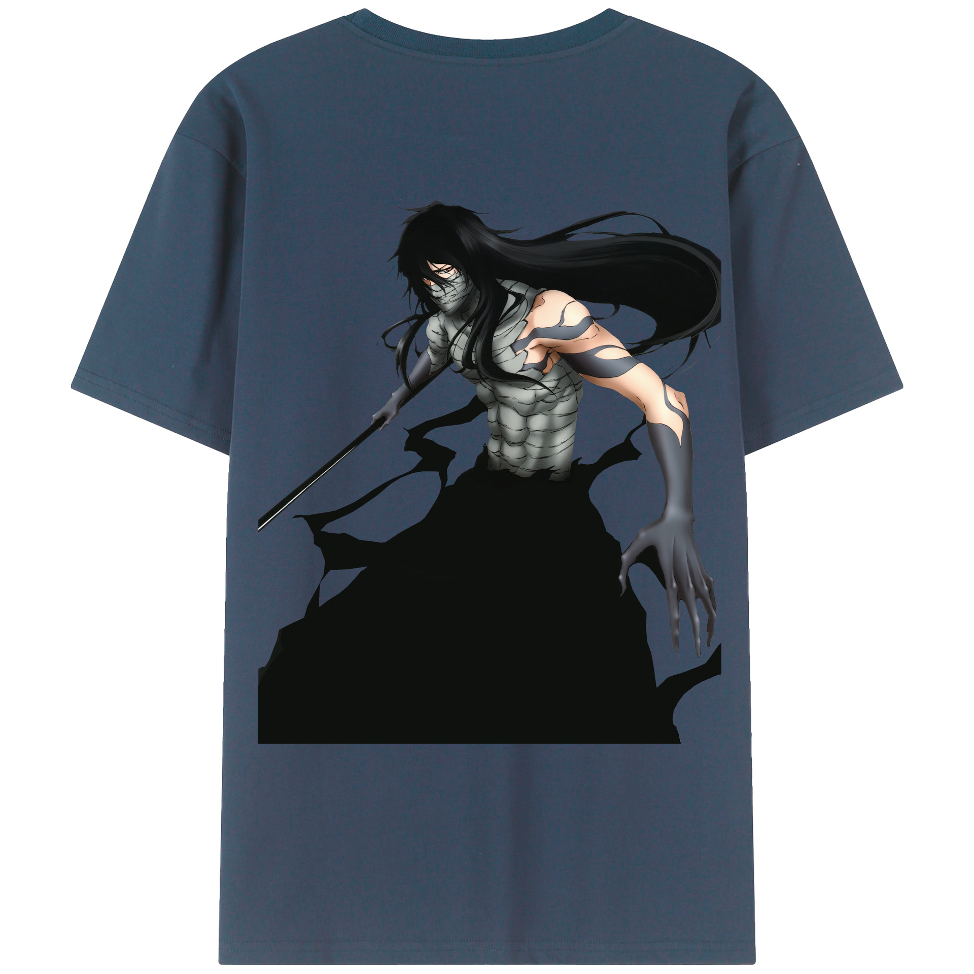 （画像用） ブリーチ 黒崎一護（くろさき いちご）BLEACH Kurosaki Ichigo レディース半袖Tシャツ(バックプリント)