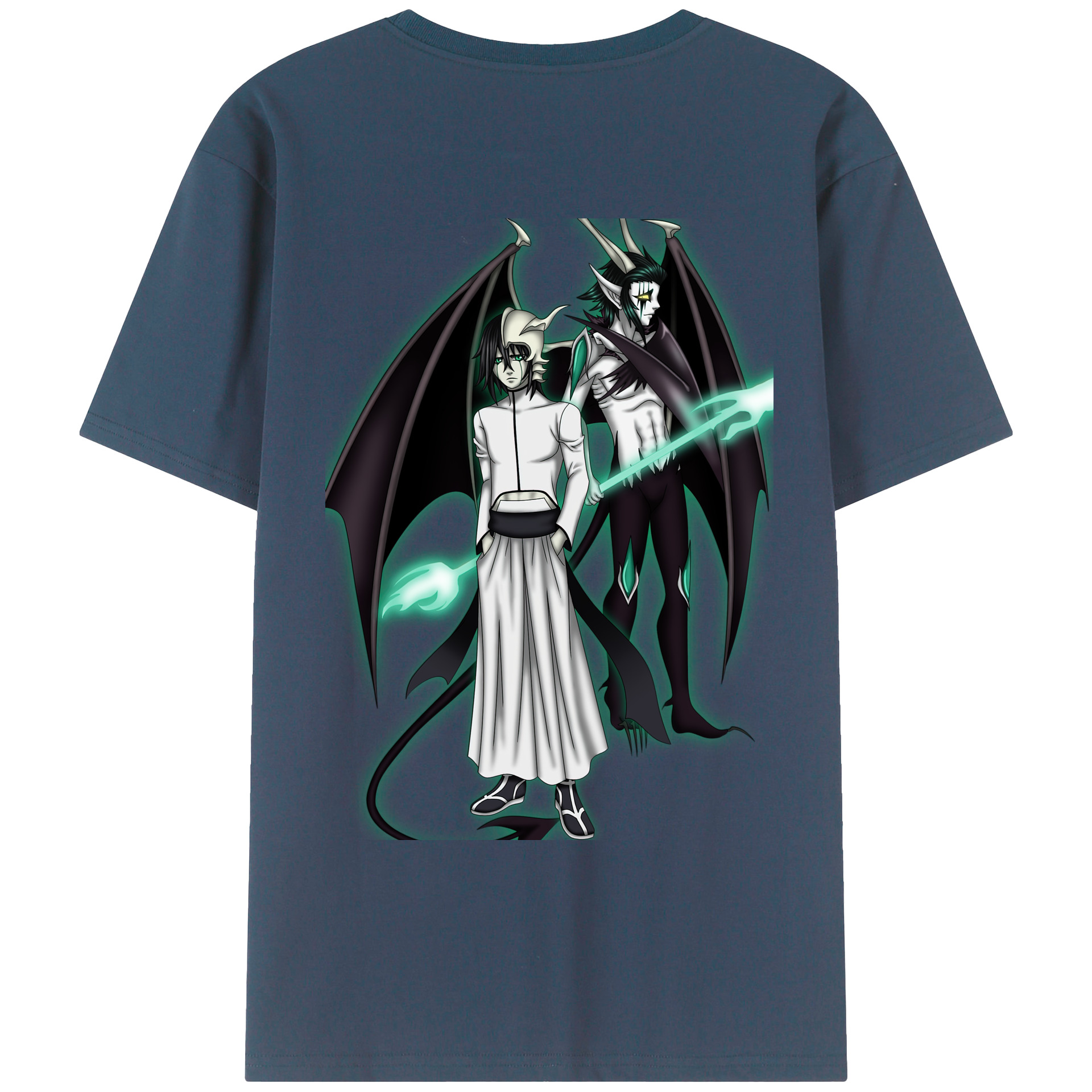 （画像用） ブリーチ ウルキオラ·シファー BLEACH Ulquiorra cifer レディース半袖Tシャツ(バックプリント)