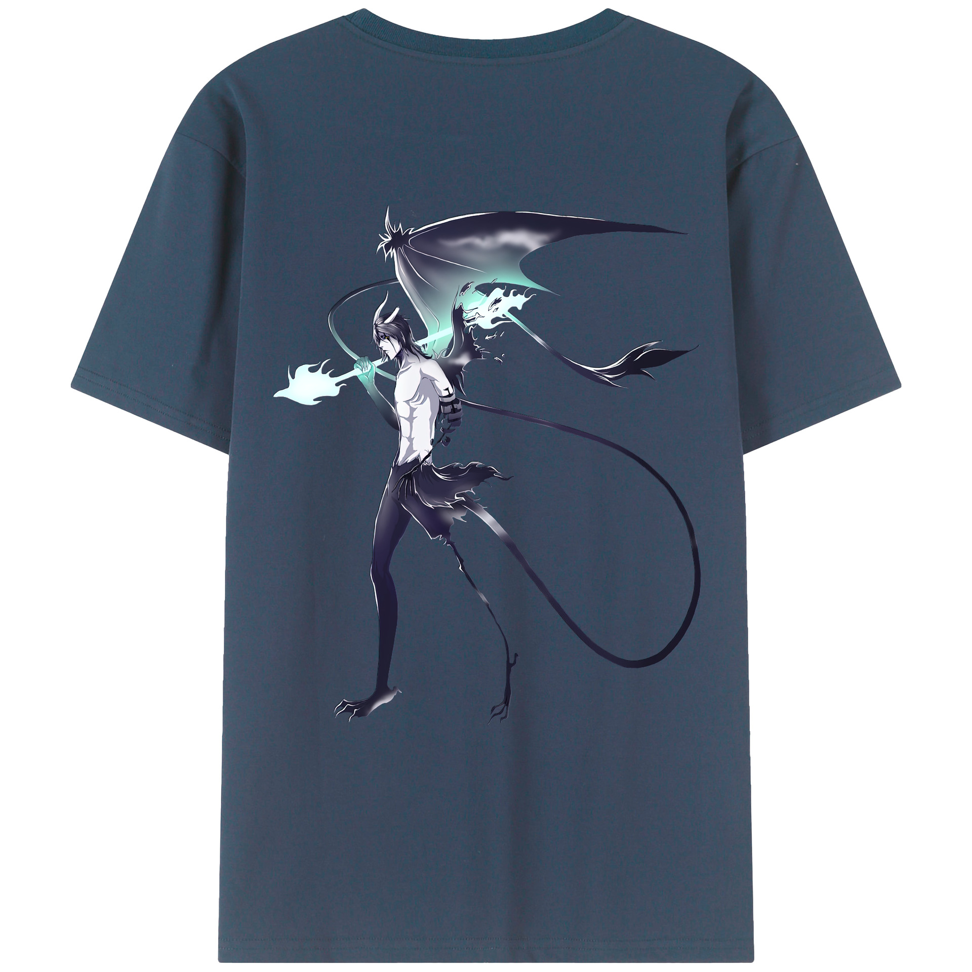 （画像用） ブリーチ ウルキオラ·シファー BLEACH Ulquiorra cifer レディース半袖Tシャツ(バックプリント)