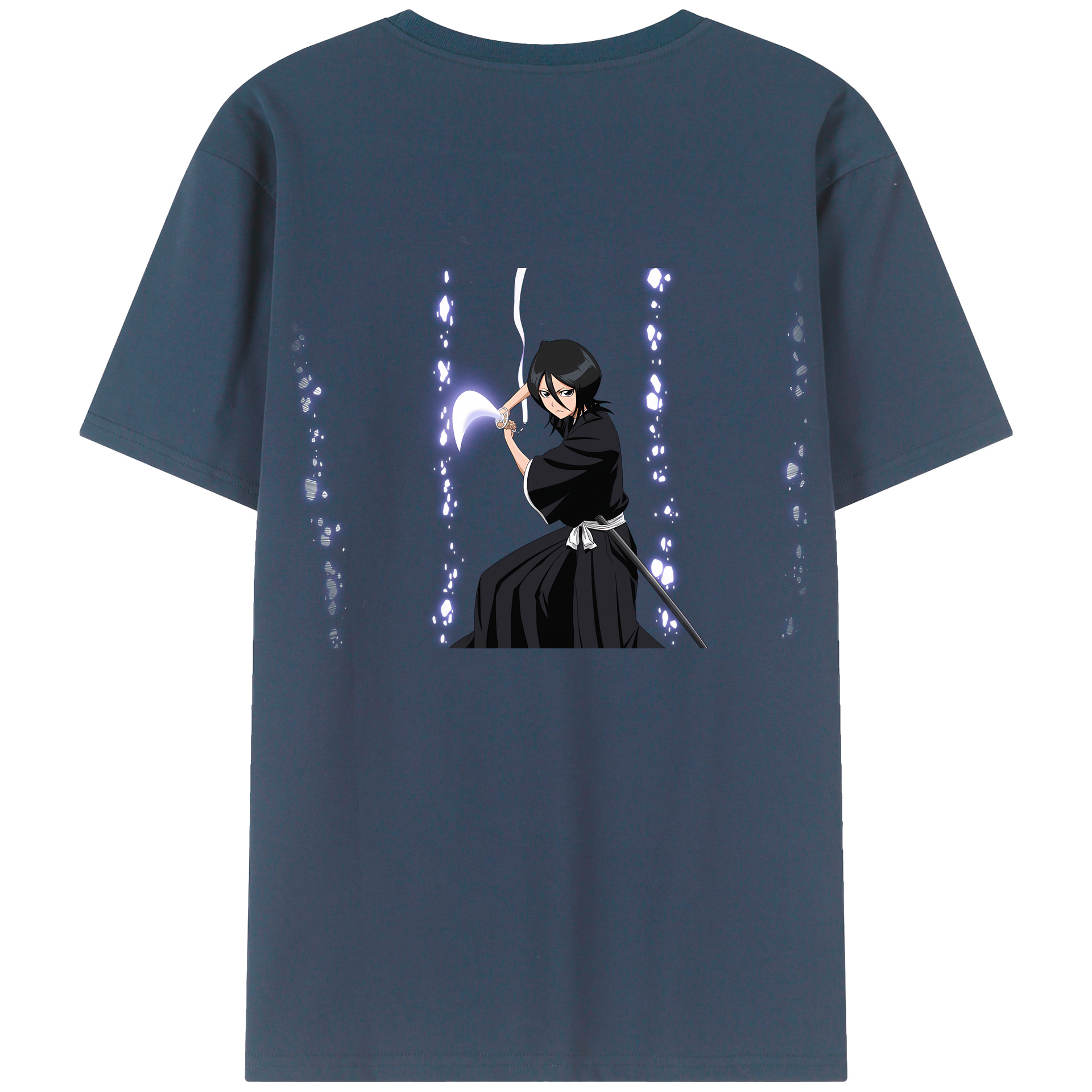 （画像用） ブリーチ 朽木ルキア BLEACH Kuchiki Rukia レディース半袖Tシャツ(バックプリント)