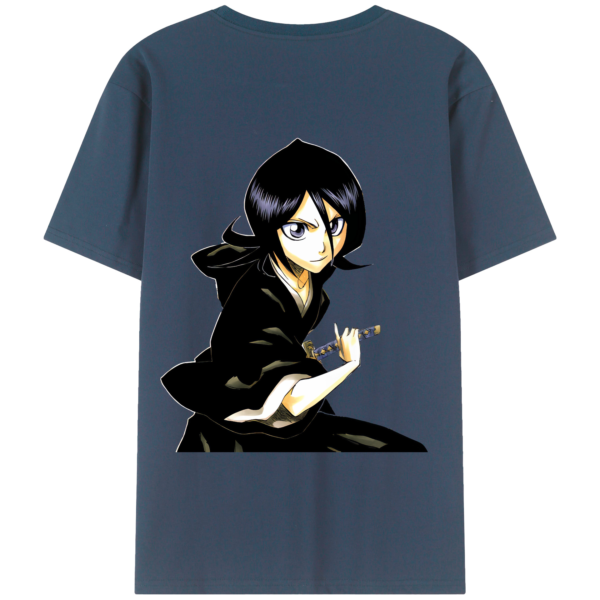 （画像用） ブリーチ 朽木ルキア BLEACH Kuchiki Rukia レディース半袖Tシャツ(バックプリント)