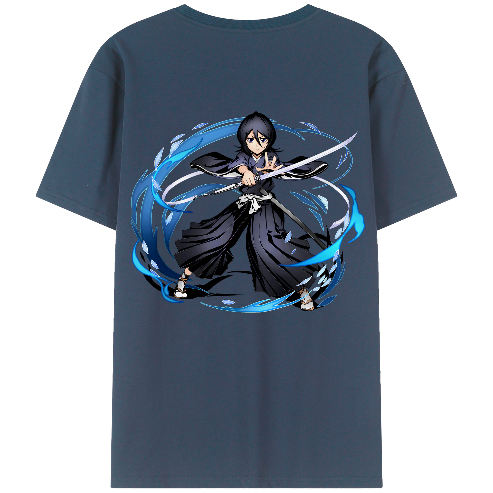 （画像用） ブリーチ 朽木ルキア BLEACH Kuchiki Rukia レディース半袖Tシャツ(バックプリント)