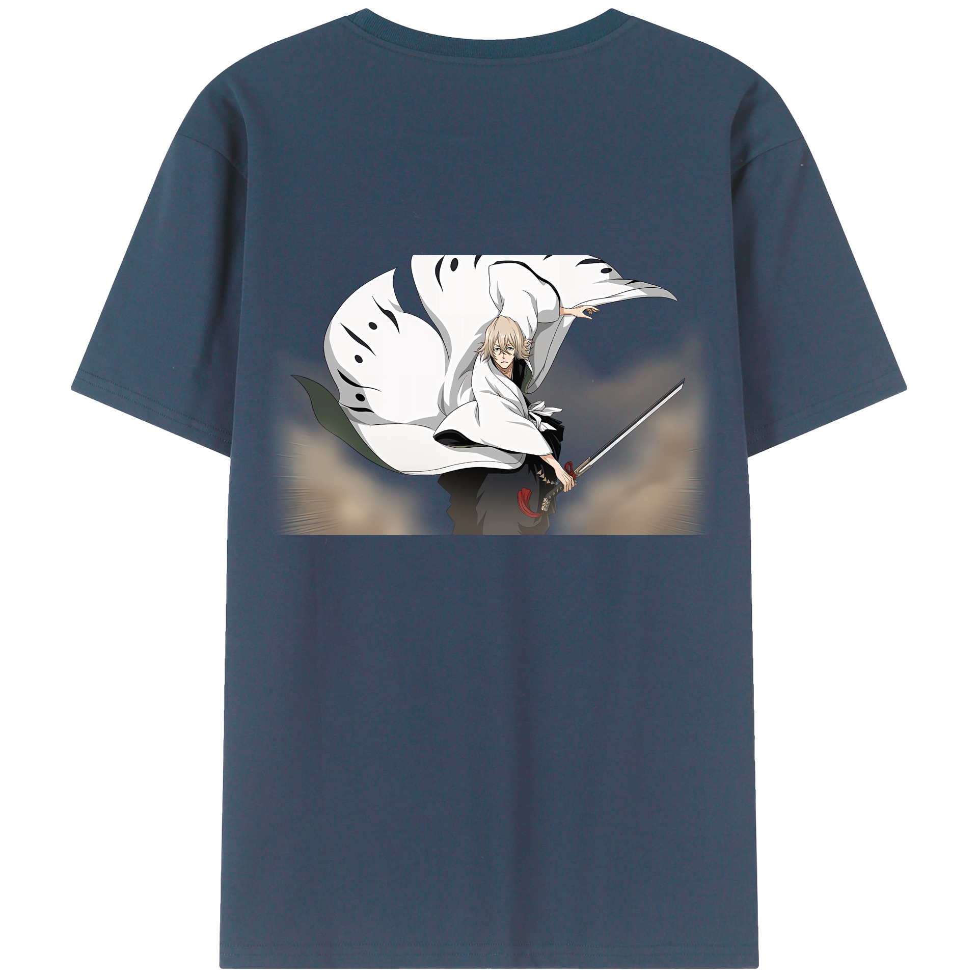 （画像用） "ブリーチ 浦原 喜助（うらはら きすけ） BLEACH Urahara Kisuke " レディース半袖Tシャツ(バックプリント)
