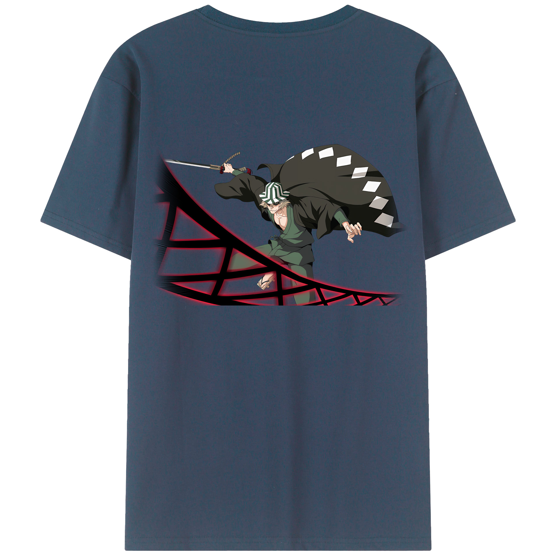 （画像用） "ブリーチ 浦原 喜助（うらはら きすけ） BLEACH Urahara Kisuke " レディース半袖Tシャツ(バックプリント)