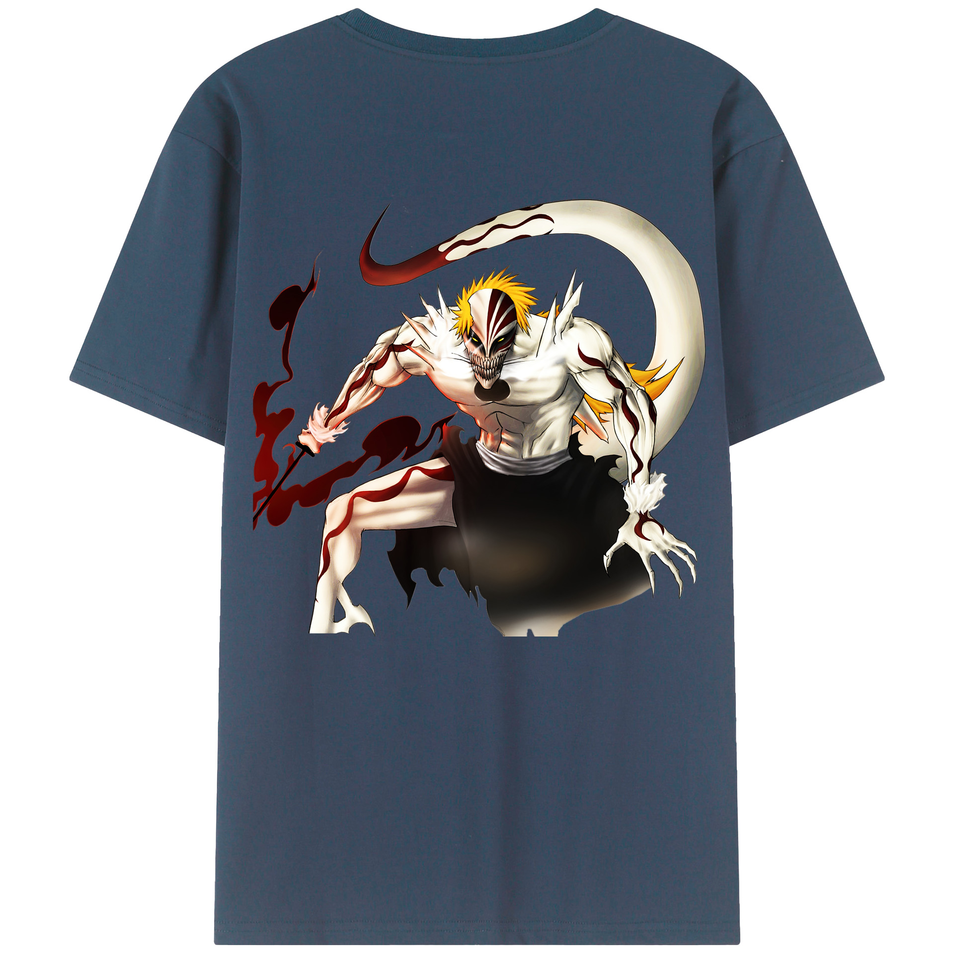 （画像用） ブリーチ 黒崎一護（くろさき いちご）BLEACH Kurosaki Ichigo レディース半袖Tシャツ(バックプリント)