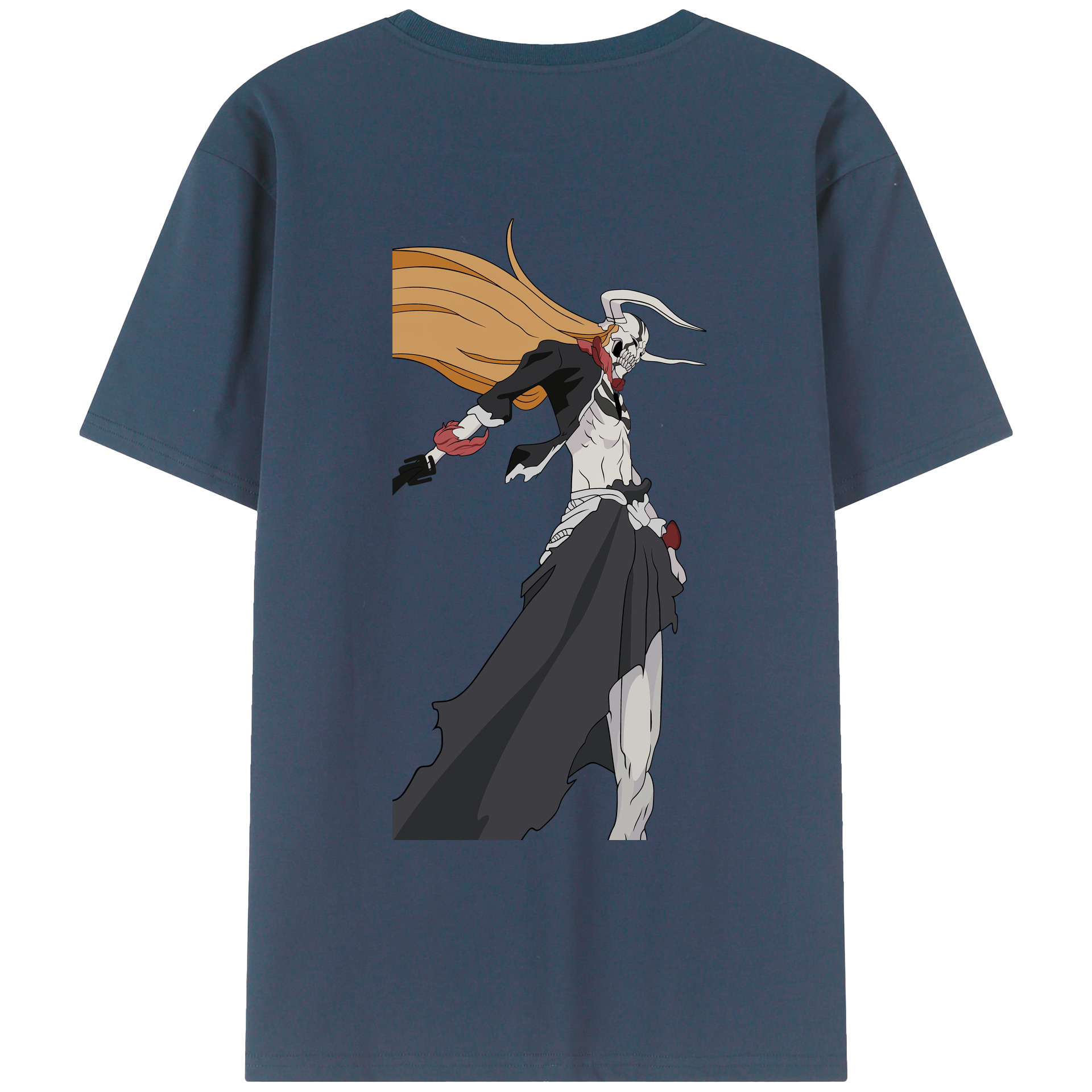 （画像用） ブリーチ 黒崎一護（くろさき いちご）BLEACH Kurosaki Ichigo レディース半袖Tシャツ(バックプリント)