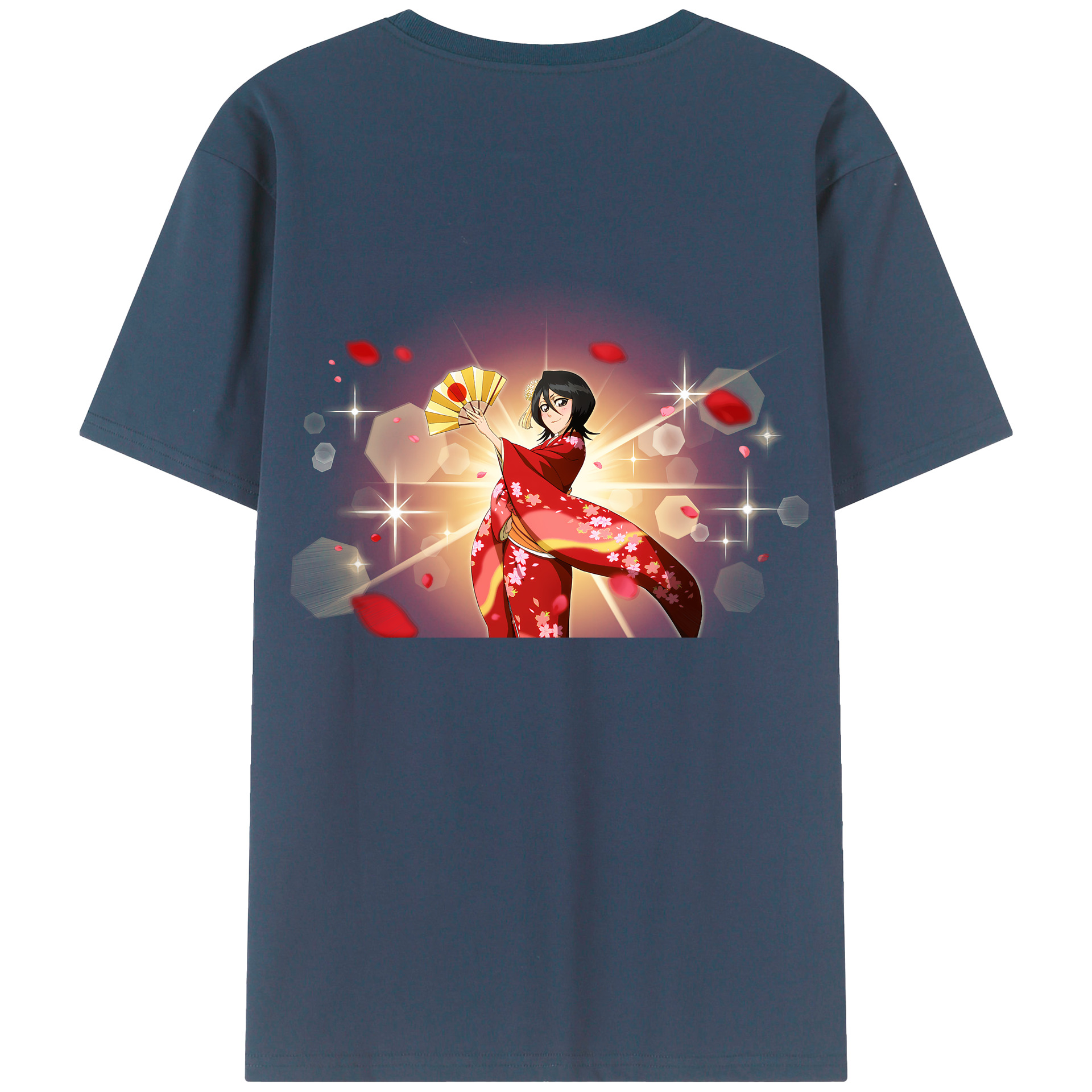 （画像用） ブリーチ 朽木ルキア BLEACH Kuchiki Rukia レディース半袖Tシャツ(バックプリント)