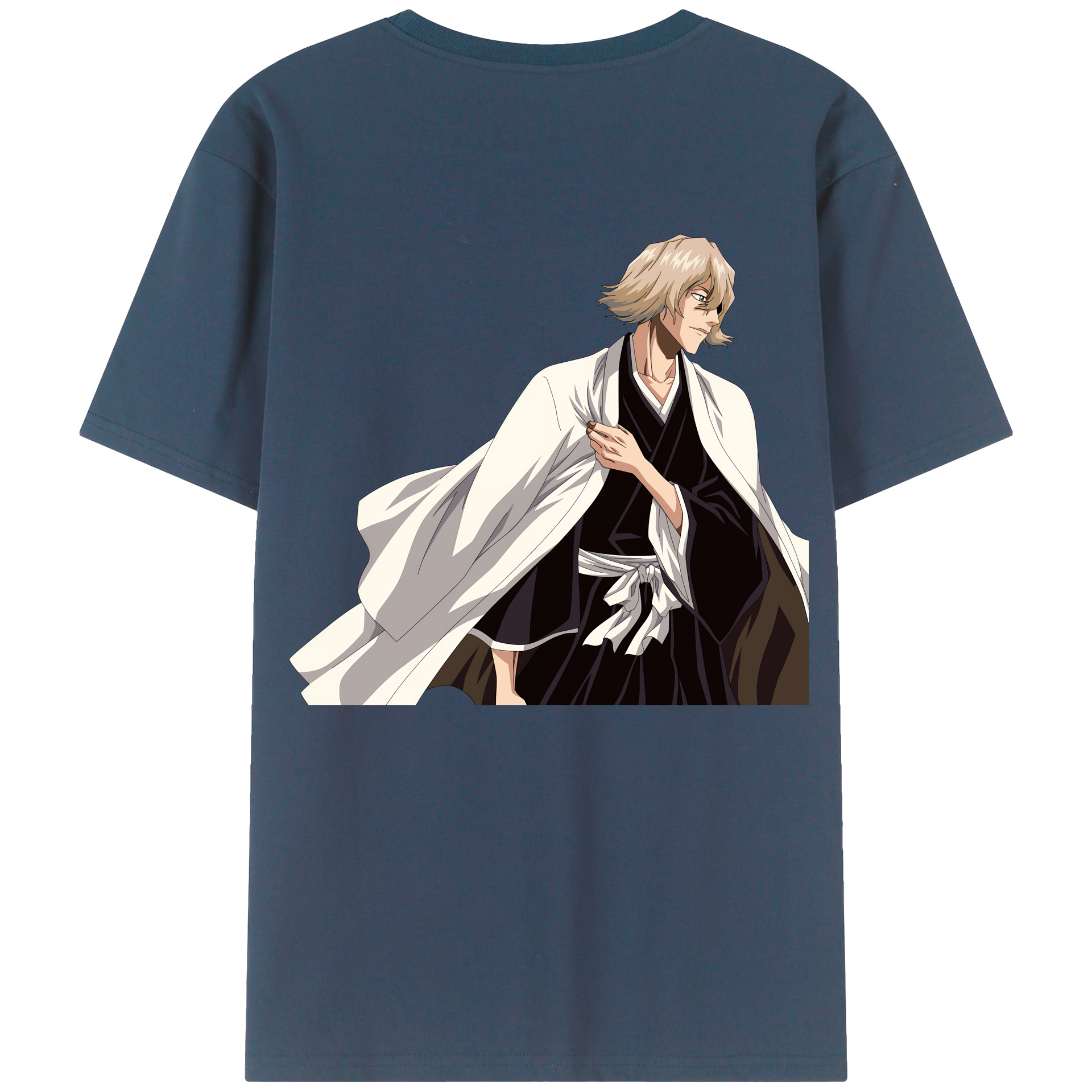 （画像用） "ブリーチ 浦原 喜助（うらはら きすけ） BLEACH Urahara Kisuke " レディース半袖Tシャツ(バックプリント)