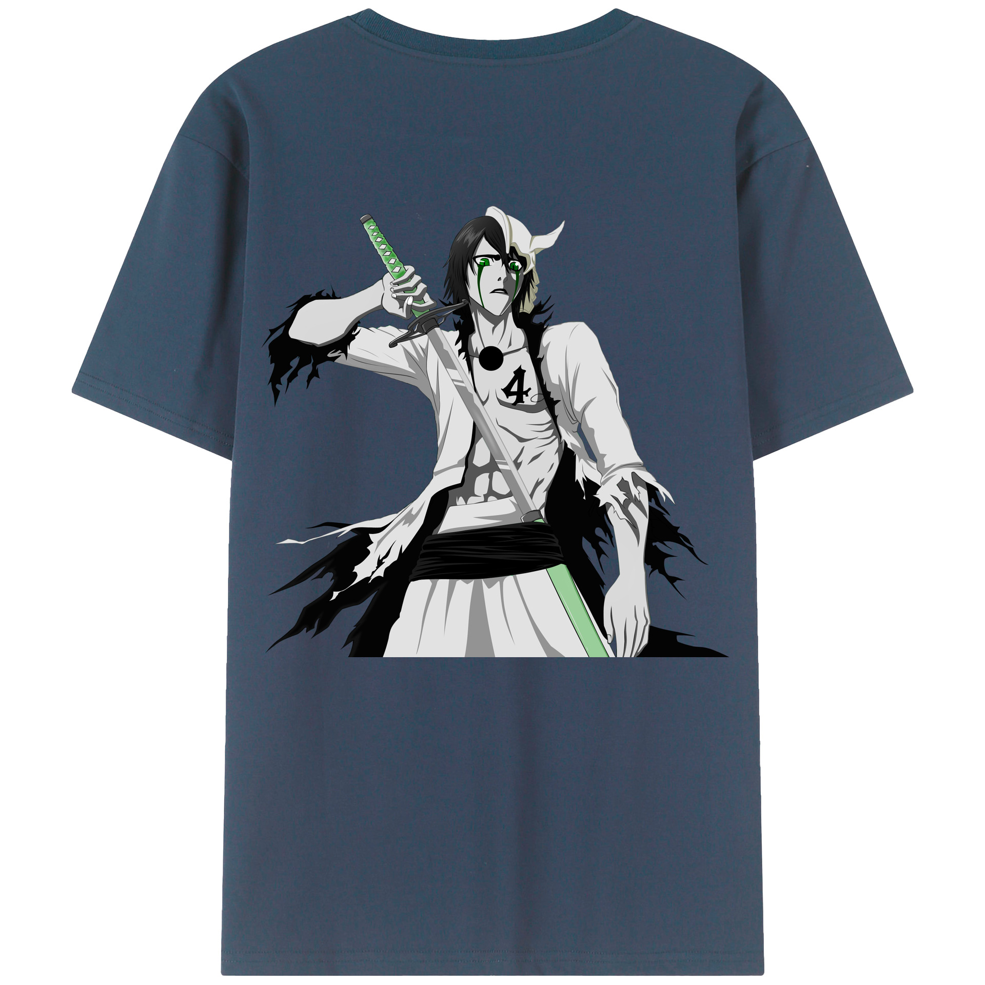 （画像用） ブリーチ ウルキオラ·シファー BLEACH Ulquiorra cifer レディース半袖Tシャツ(バックプリント)