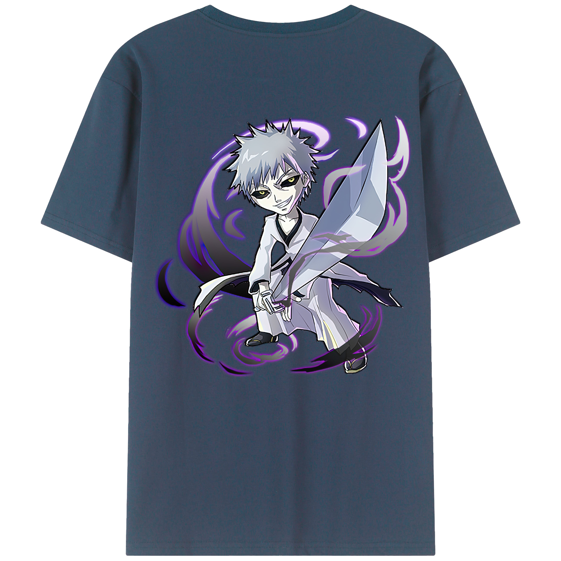 （画像用） ブリーチ 黒崎一護（くろさき いちご）BLEACH Kurosaki Ichigo レディース半袖Tシャツ(バックプリント)