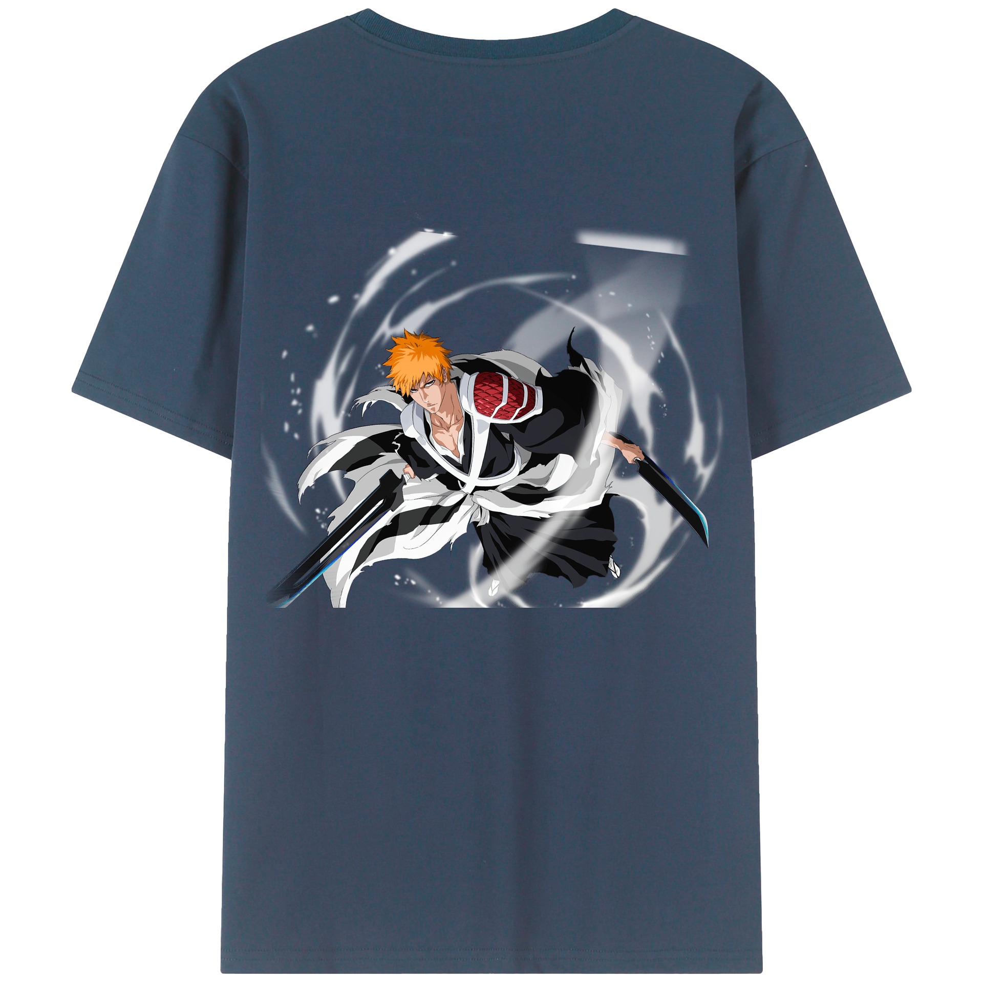 （画像用） ブリーチ 黒崎一護（くろさき いちご）BLEACH Kurosaki Ichigo レディース半袖Tシャツ(バックプリント)
