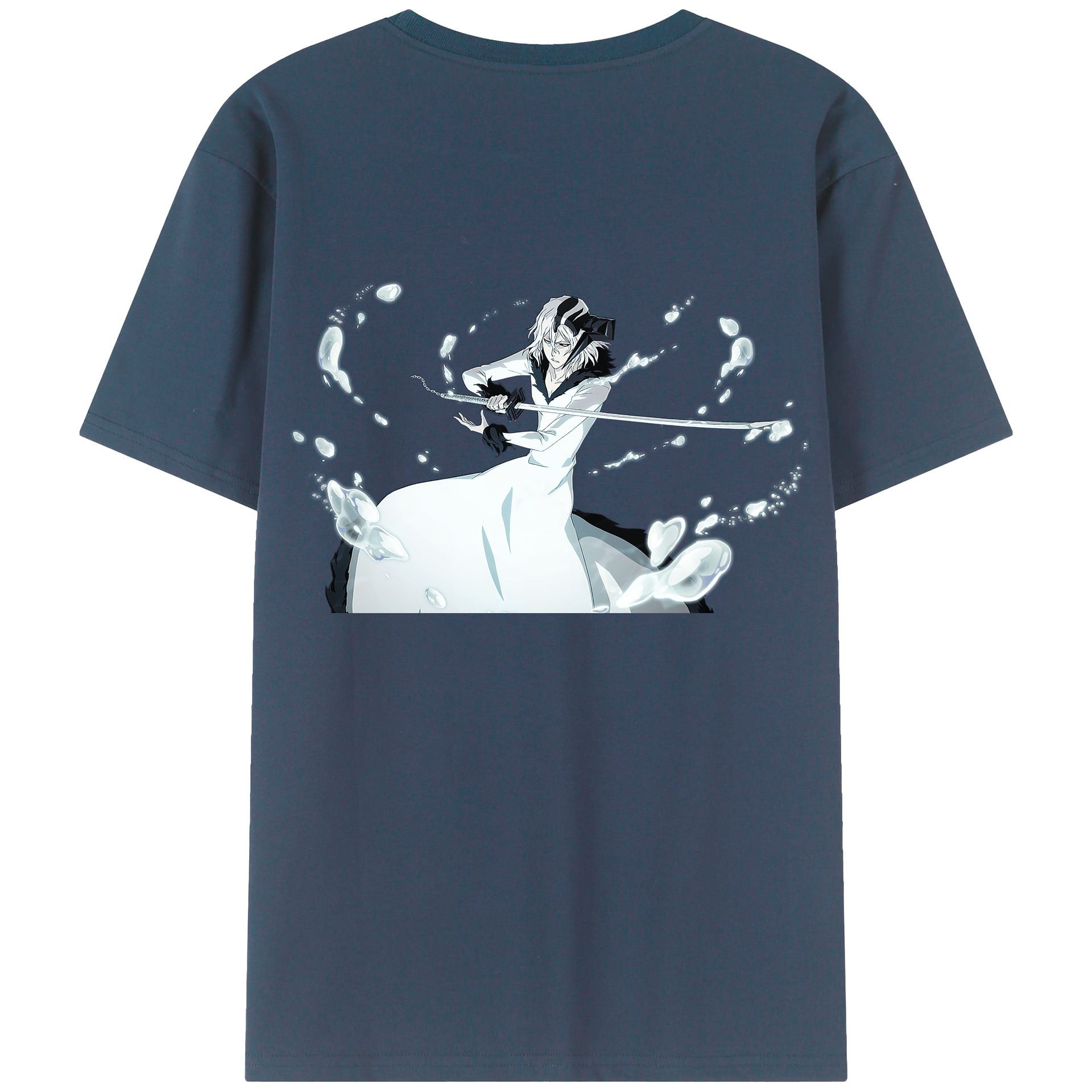（画像用） ブリーチ 黒崎一護（くろさき いちご）BLEACH Kurosaki Ichigo レディース半袖Tシャツ(バックプリント)