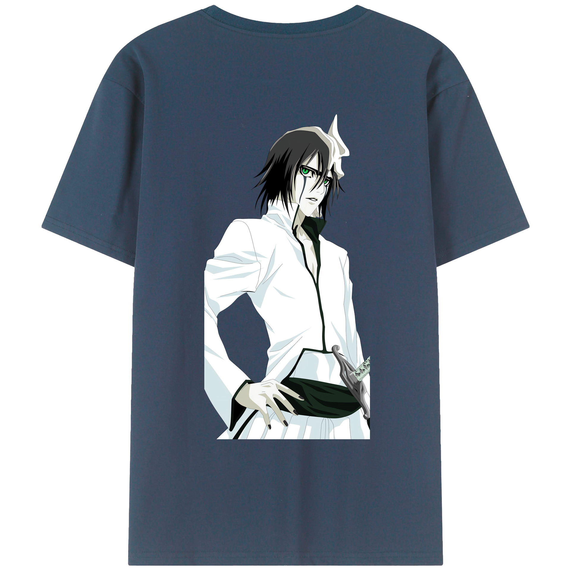 （画像用） ブリーチ ウルキオラ·シファー BLEACH Ulquiorra cifer レディース半袖Tシャツ(バックプリント)