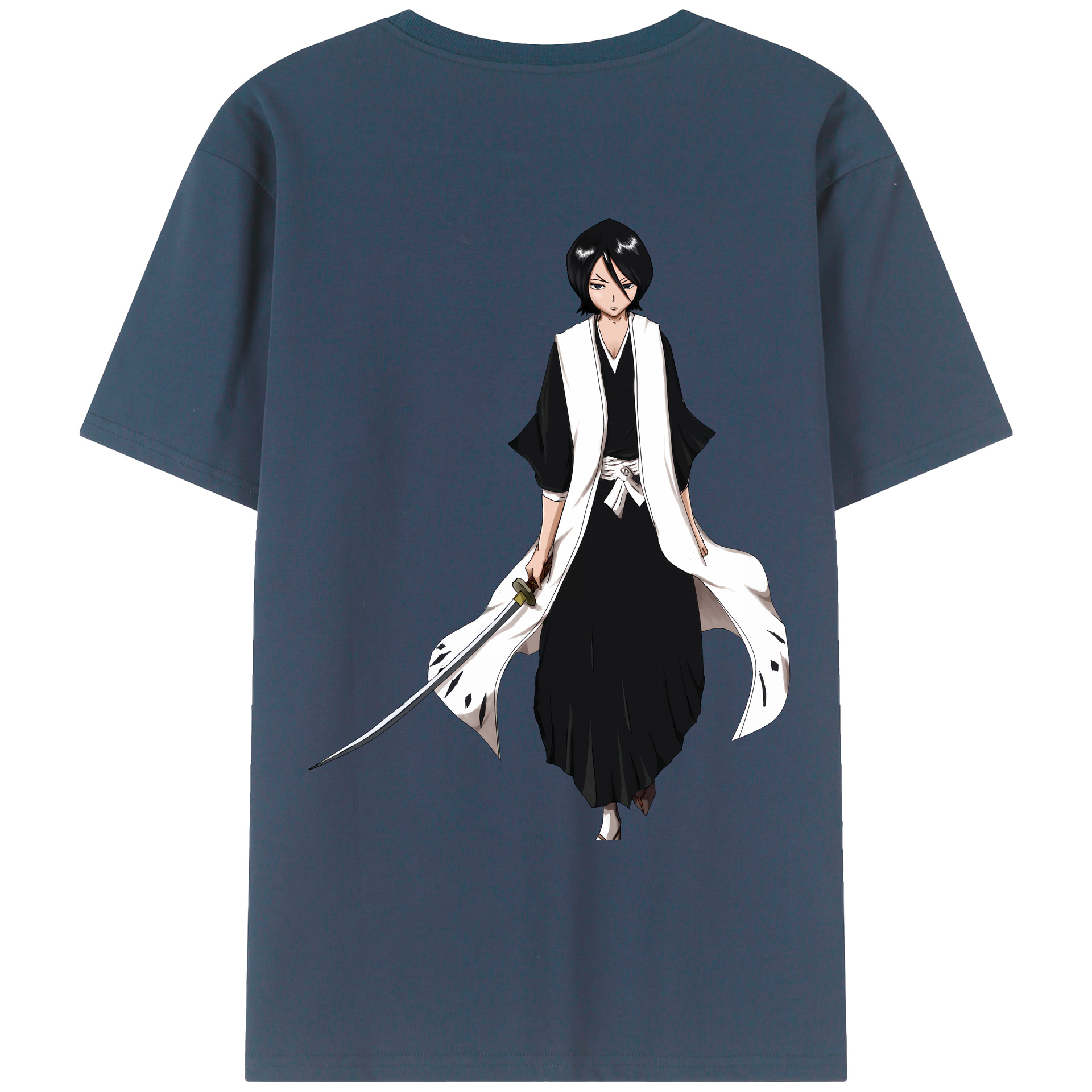 （画像用） ブリーチ 朽木ルキア BLEACH Kuchiki Rukia レディース半袖Tシャツ(バックプリント)
