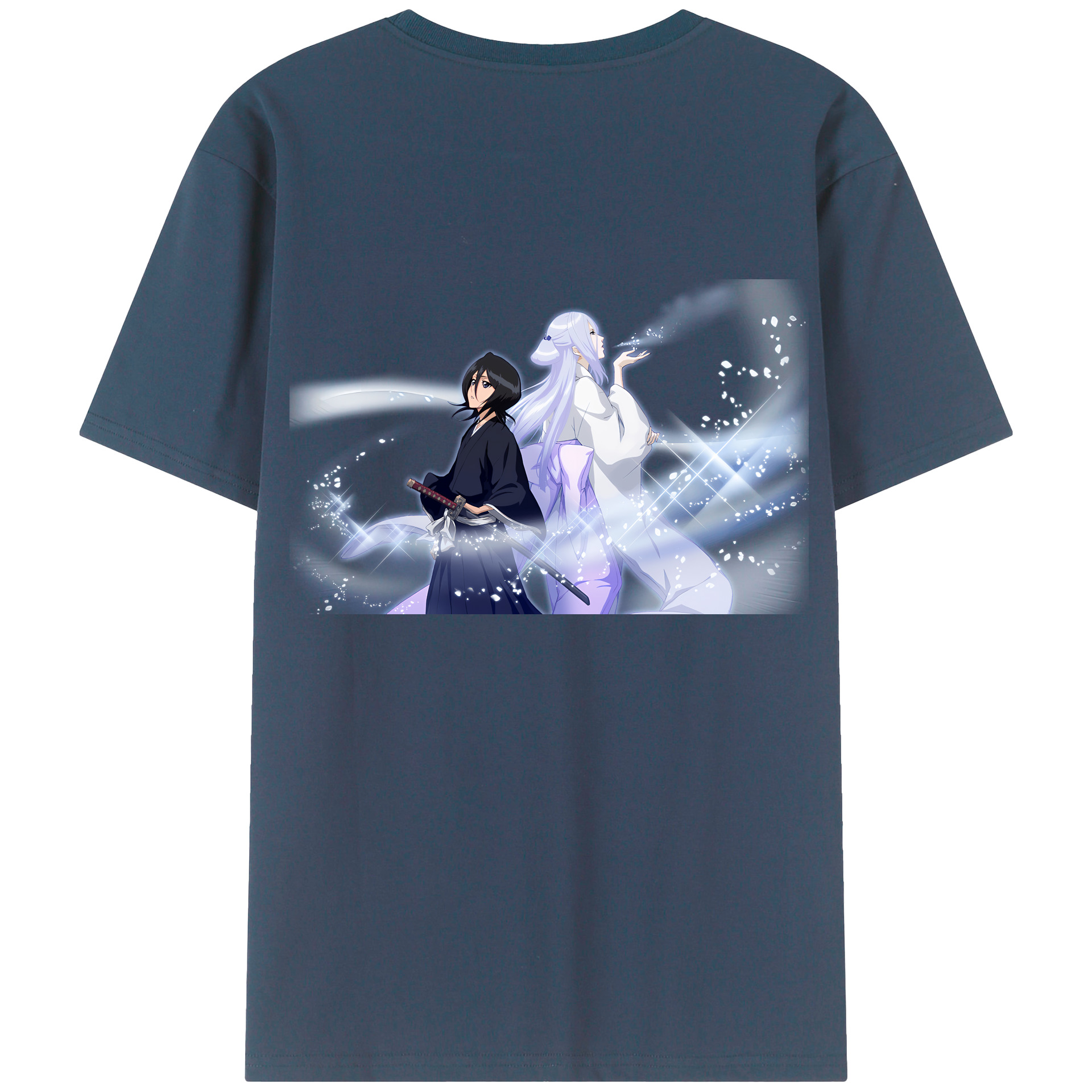 （画像用） ブリーチ 朽木ルキア BLEACH Kuchiki Rukia レディース半袖Tシャツ(バックプリント)
