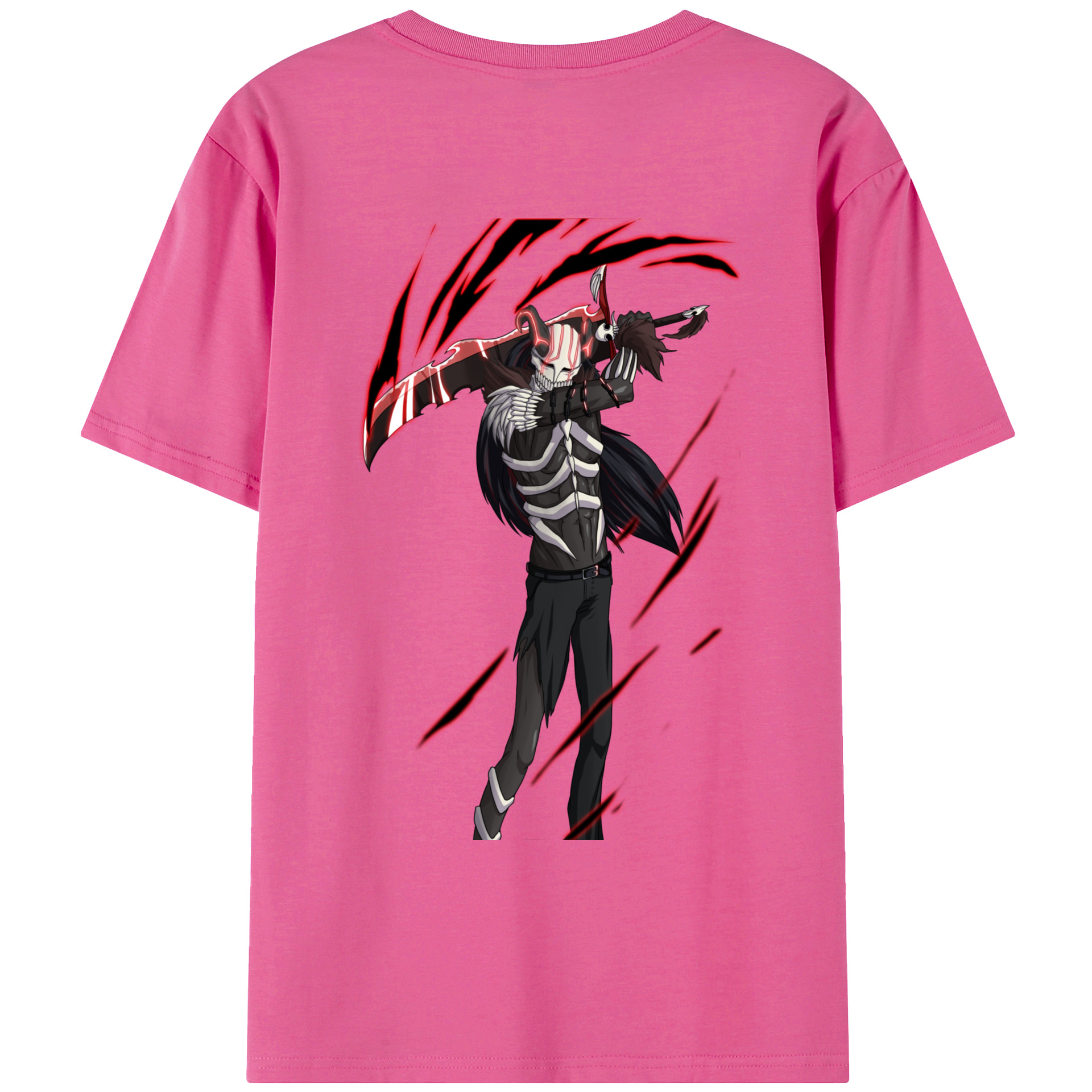 （画像用） ブリーチ 黒崎一護（くろさき いちご）BLEACH Kurosaki Ichigo レディース半袖Tシャツ(バックプリント)