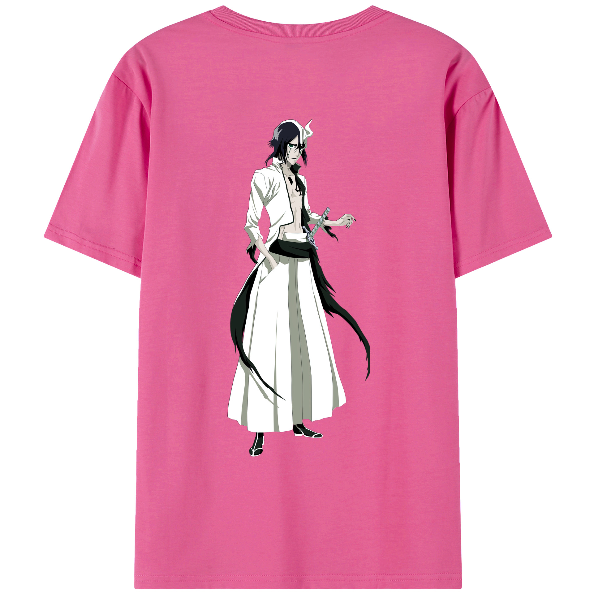 （画像用） ブリーチ ウルキオラ·シファー BLEACH Ulquiorra cifer レディース半袖Tシャツ(バックプリント)