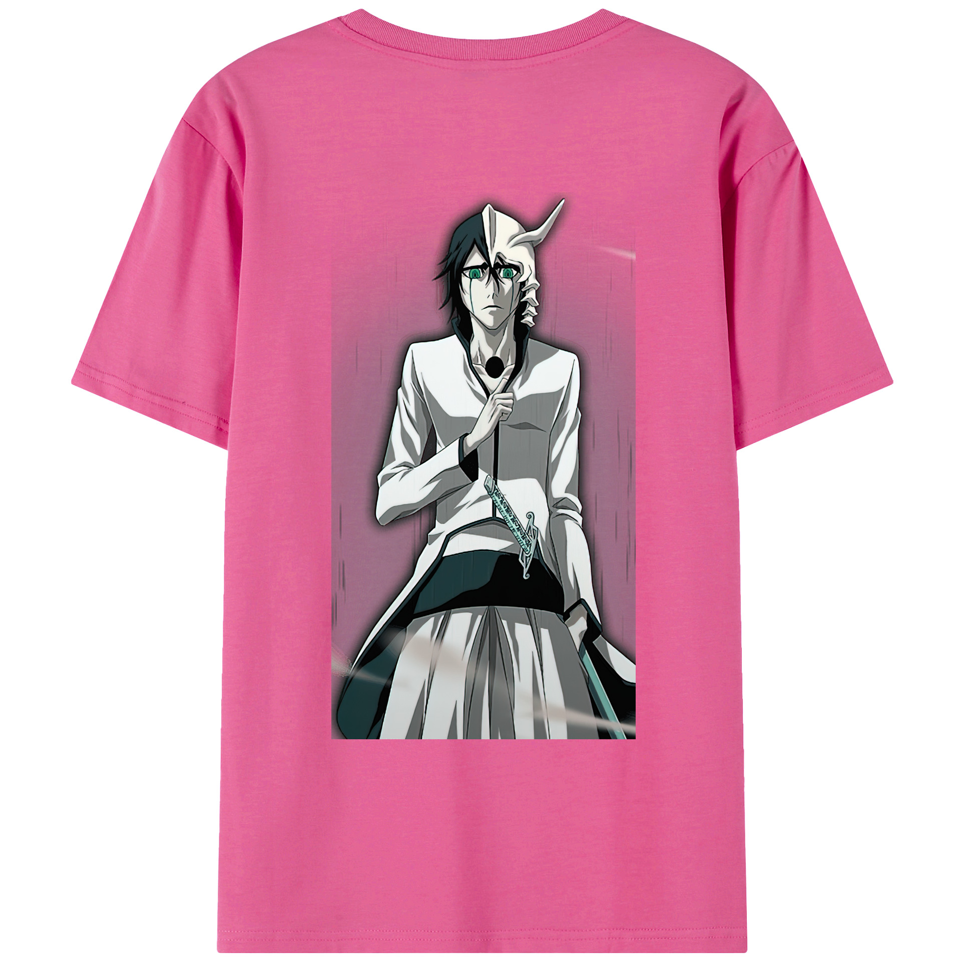 （画像用） ブリーチ ウルキオラ·シファー BLEACH Ulquiorra cifer レディース半袖Tシャツ(バックプリント)