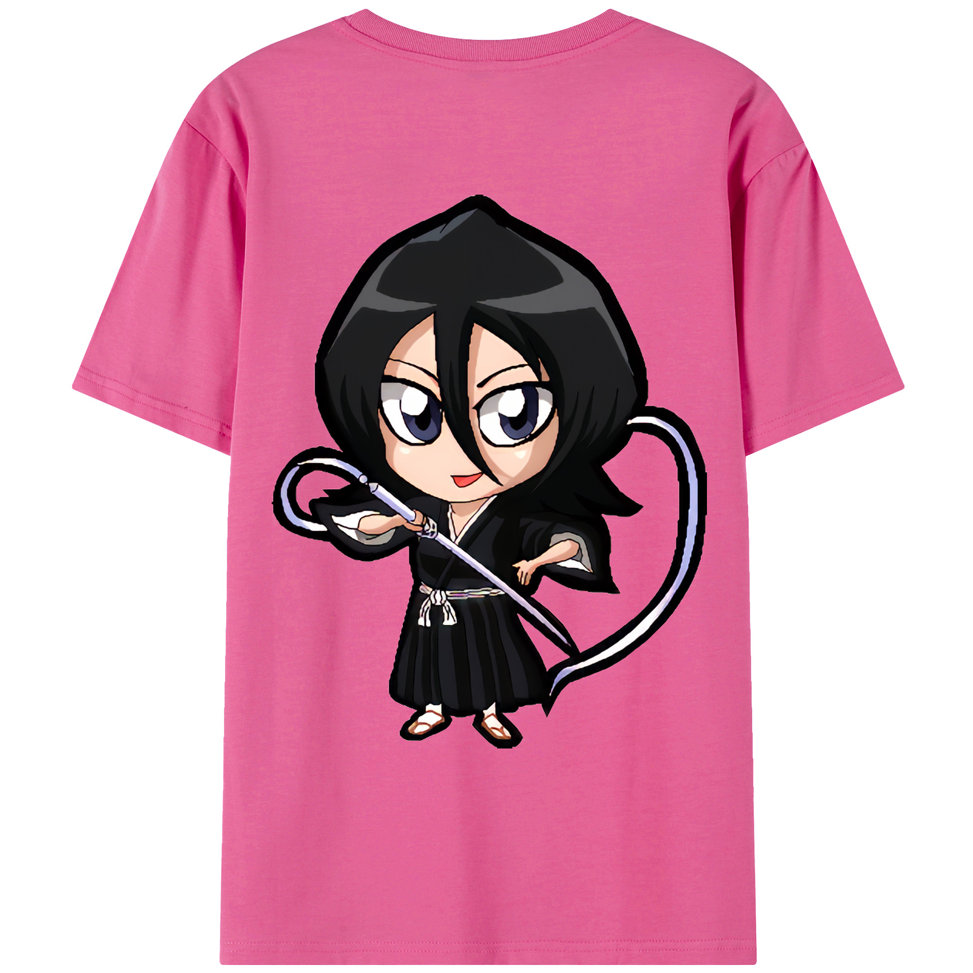 （画像用） ブリーチ 朽木ルキア BLEACH Kuchiki Rukia レディース半袖Tシャツ(バックプリント)