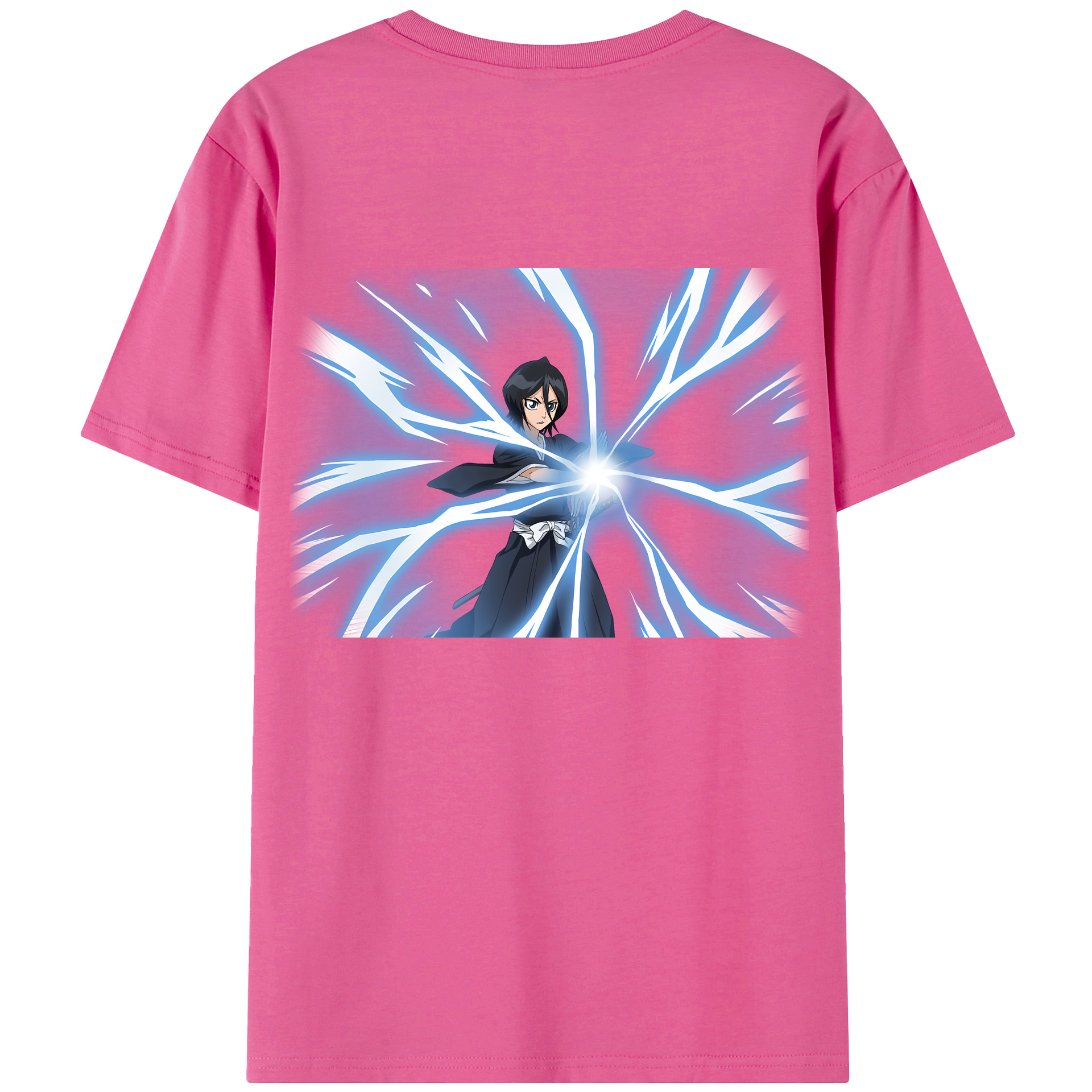 （画像用） ブリーチ 朽木ルキア BLEACH Kuchiki Rukia レディース半袖Tシャツ(バックプリント)