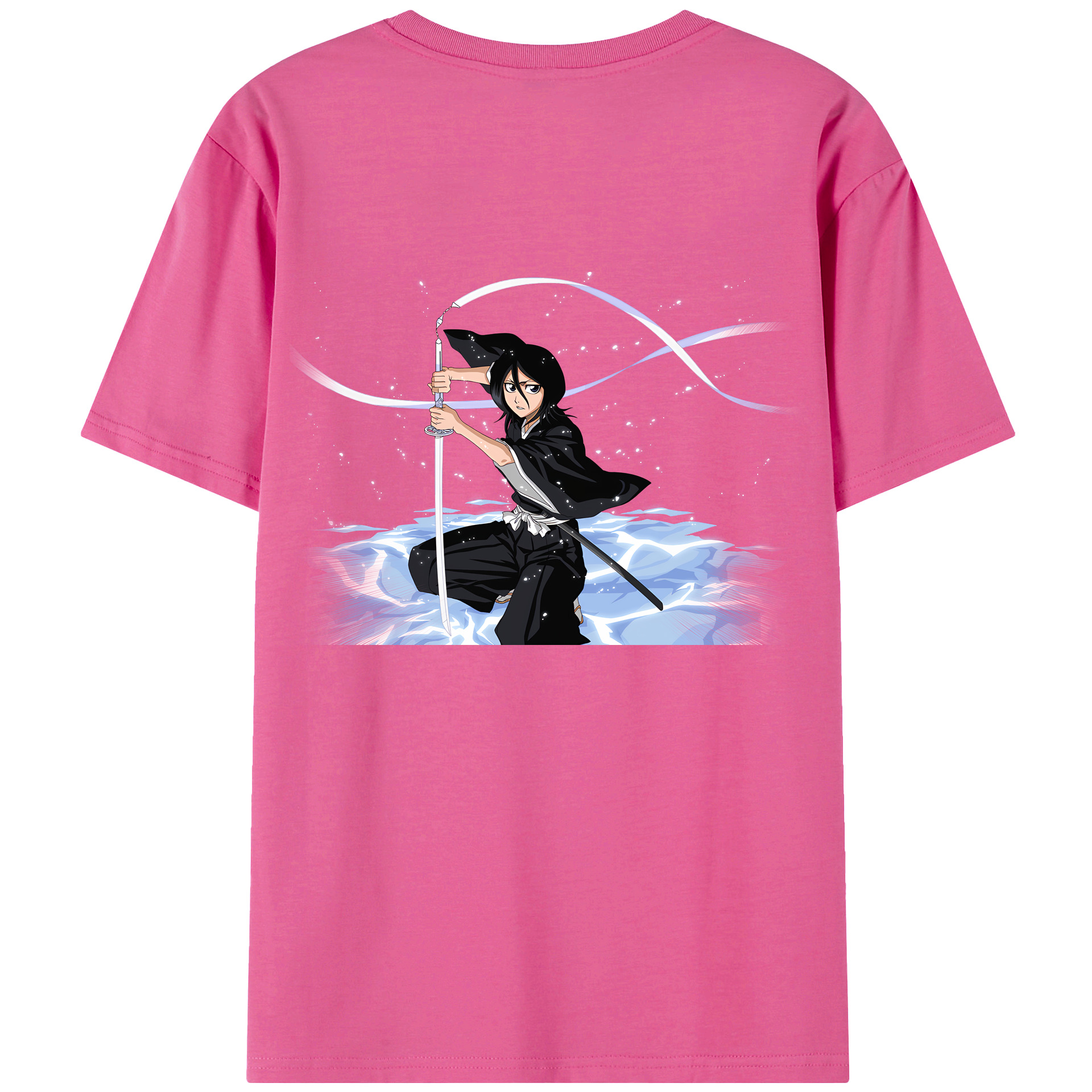 （画像用） ブリーチ 朽木ルキア BLEACH Kuchiki Rukia レディース半袖Tシャツ(バックプリント)